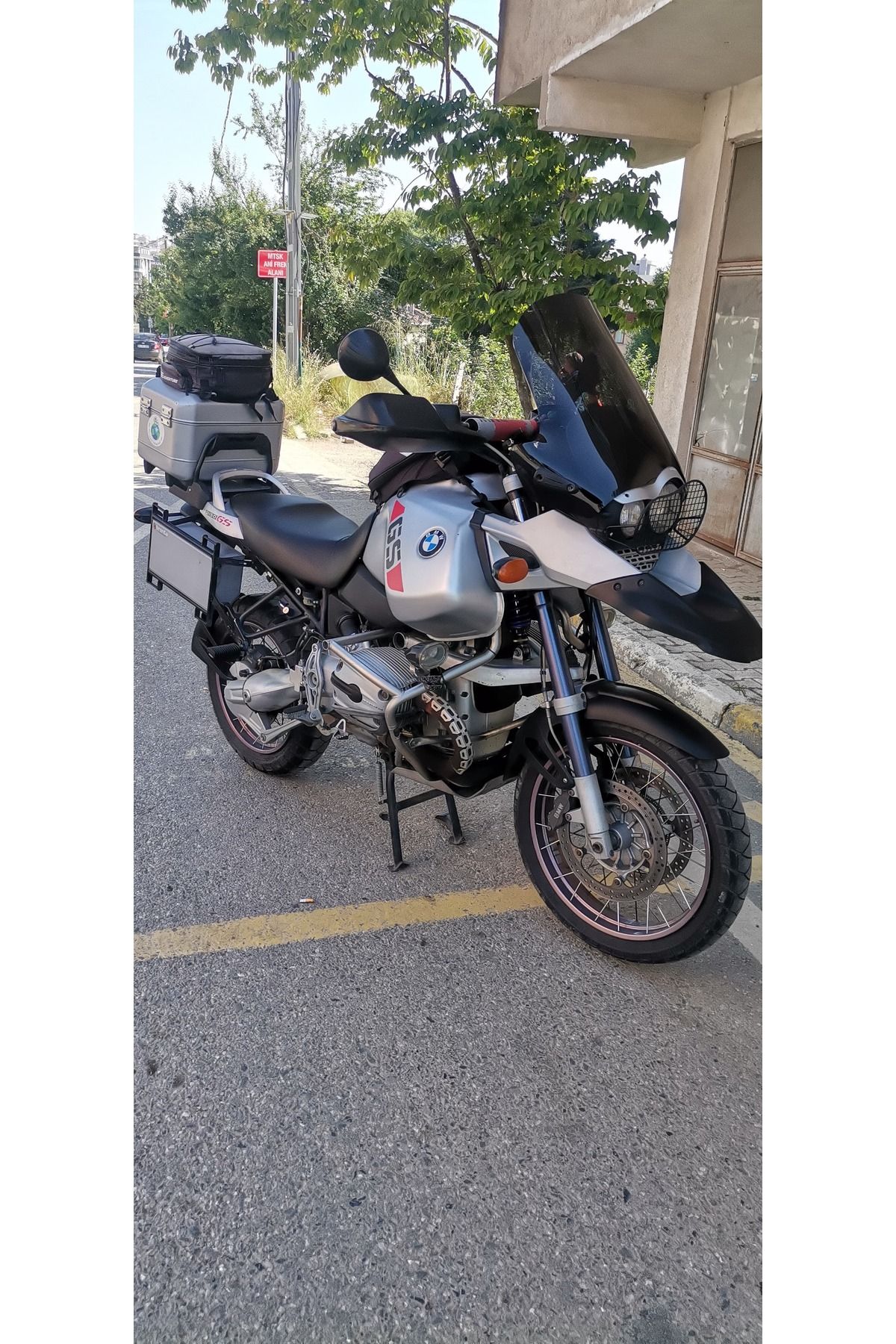 Bmw R 1150 ADV Siperlik Ön Cam 2002-2006 Model 52cm Siyah Renkli 4mm