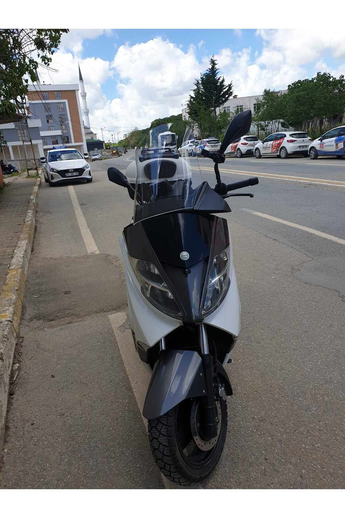 Benelli Zafferano 250 Siperlik Ön Cam 2015 2016 Model 48cm Şeffaf Renkli 4mm
