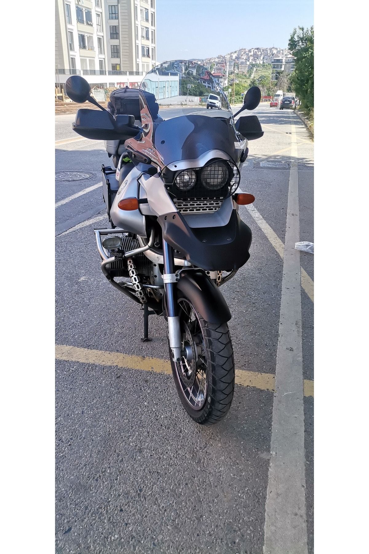 Bmw R 1150 ADV Siperlik Ön Cam 2002-2006 Model 52cm Füme Renkli 4mm