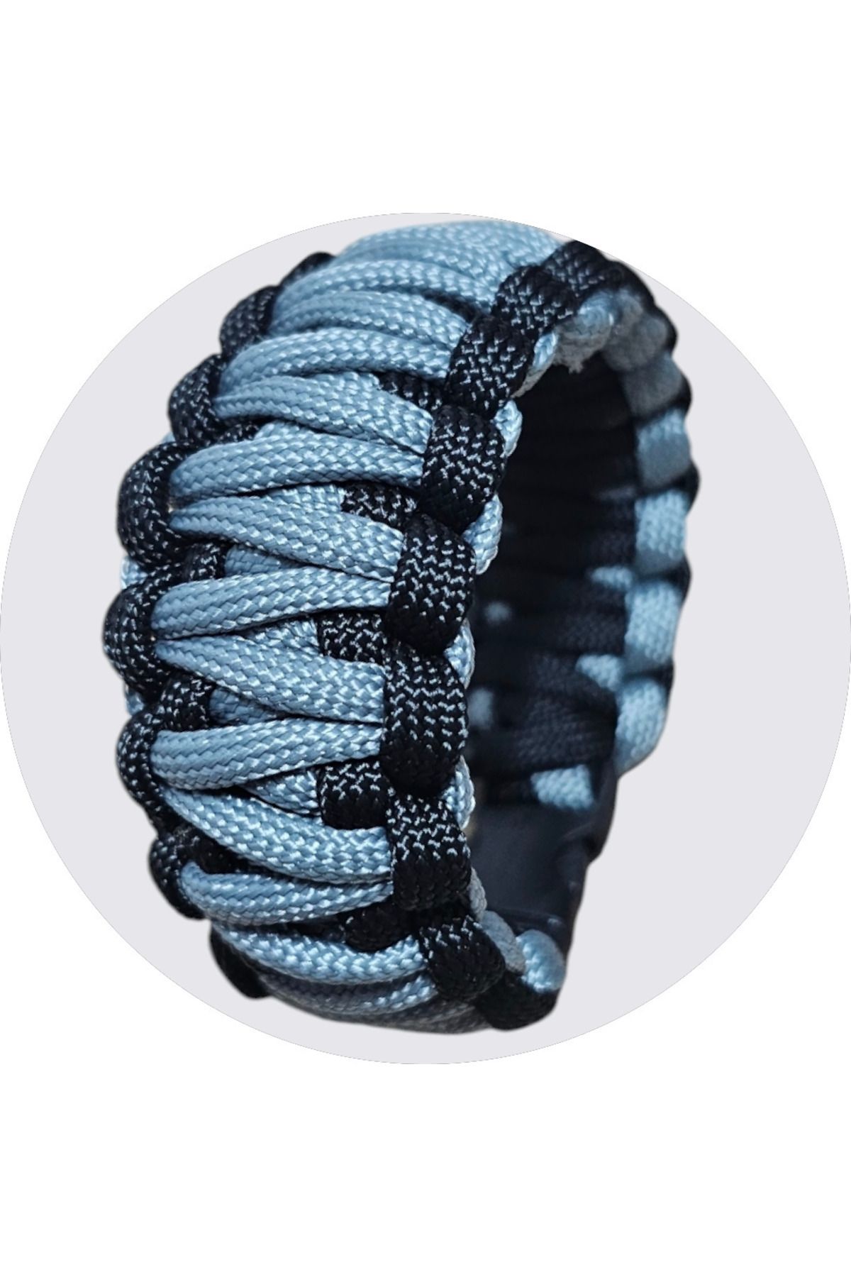 Dokumavra Paracord Örme Bileklik Kobra Model