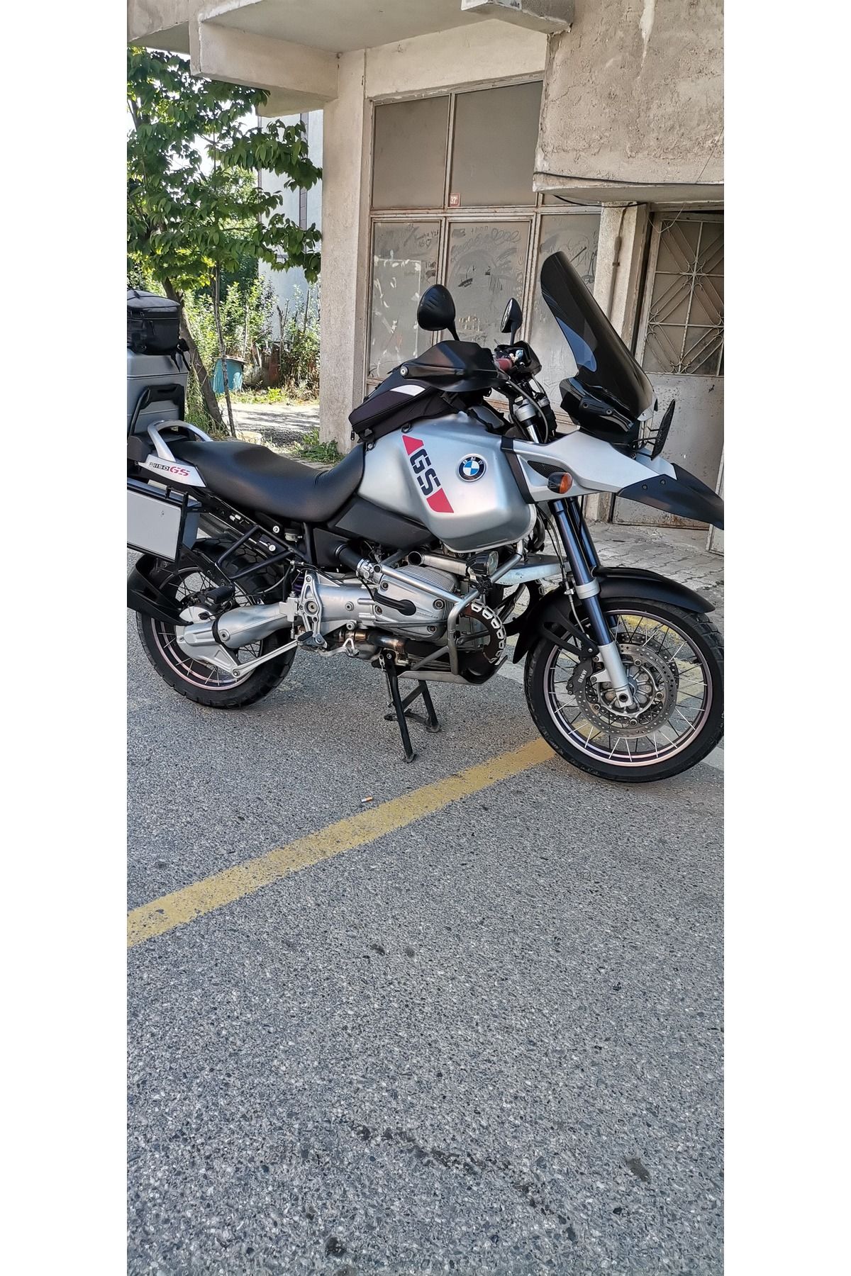 Bmw R 1150 ADV Siperlik Ön Cam 2002-2006 Model 52cm Siyah Renkli 4mm
