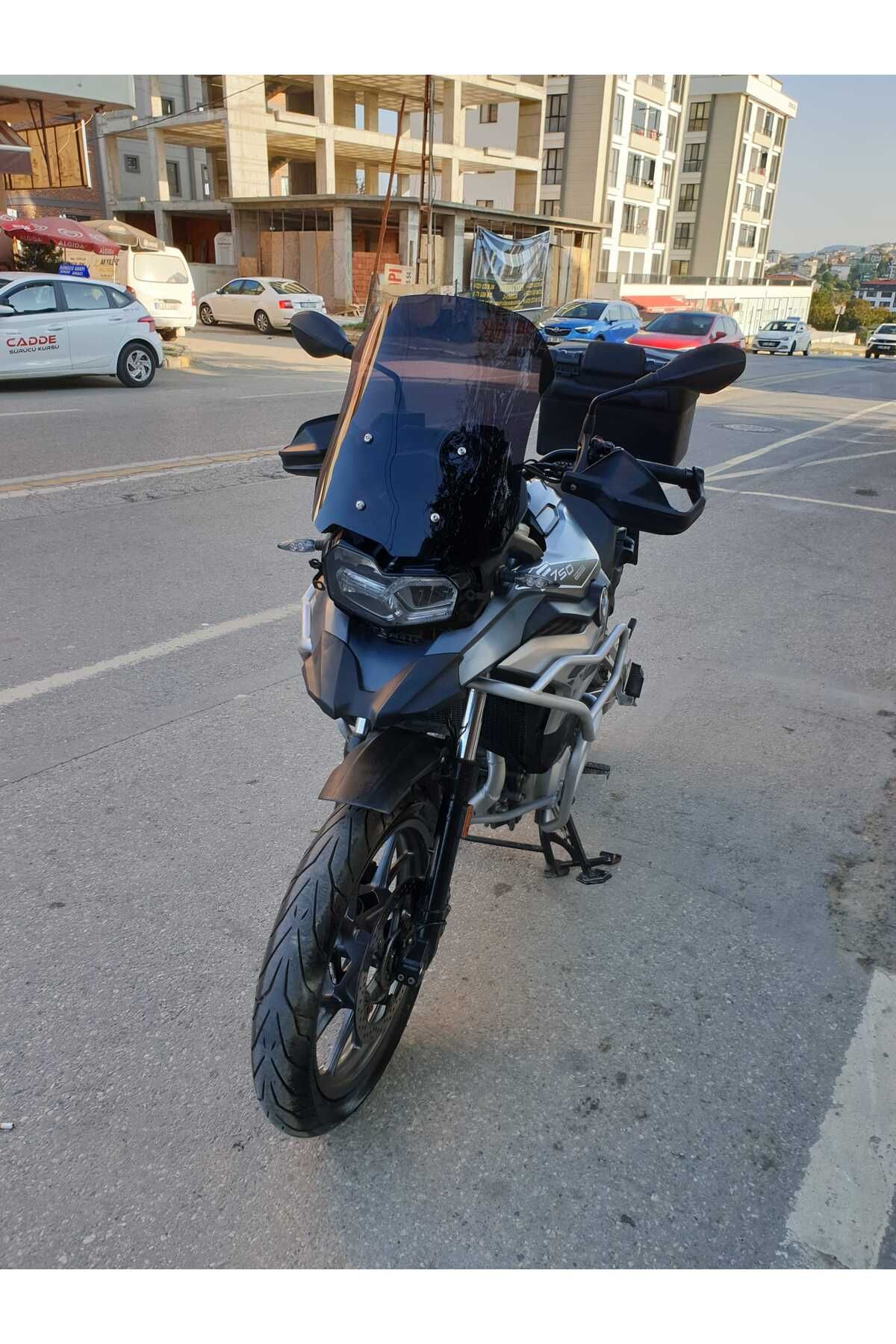 Bmw F750 850 Sport Siperlik Ön Cam 2018-2025 Model 44cm Şeffaf Renkli 4mm