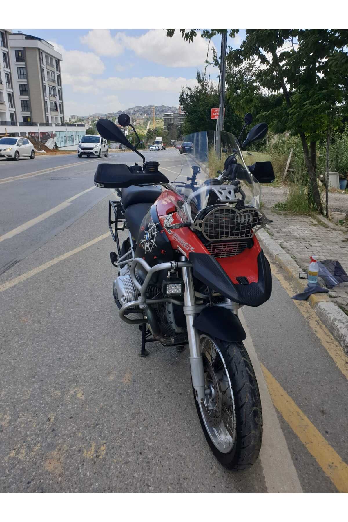Bmw R 1200 GS Siperlik Ön Cam 2004-2012 Model 50cm Şeffaf Renkli 4mm UZUN CAM