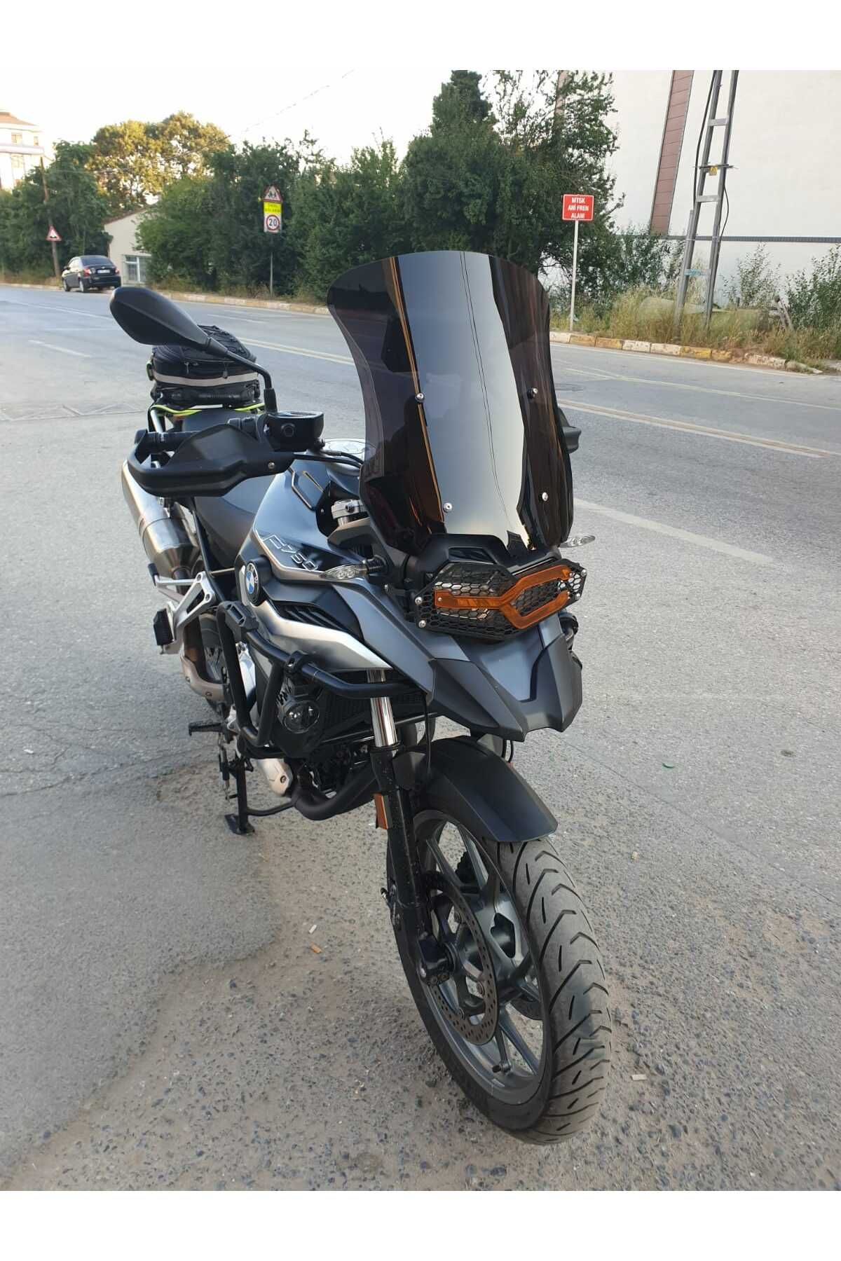 Bmw F750 Siperlik Ön Cam 2018-2023 Model 48cm Siyah Renkli 4mm