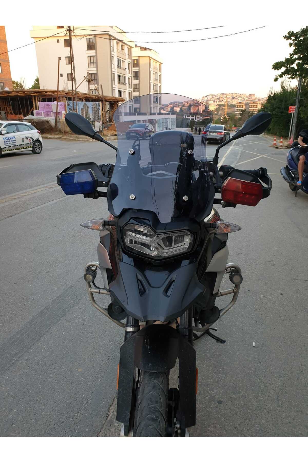 Bmw F850 GS ADV Siperlik Ön Cam 2018-2023 Model 46cm Füme Renkli 4mm