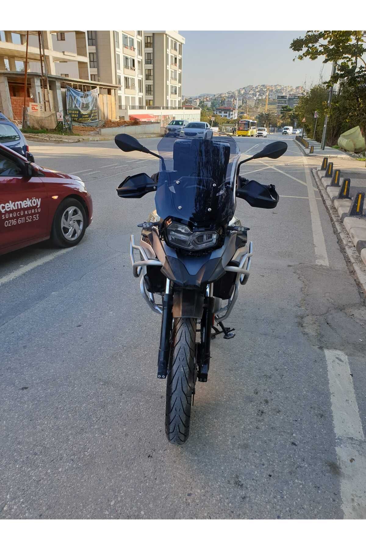 Bmw F750 850 Sport Siperlik Ön Cam 2018-2025 Model 44cm Füme Renkli 4mm