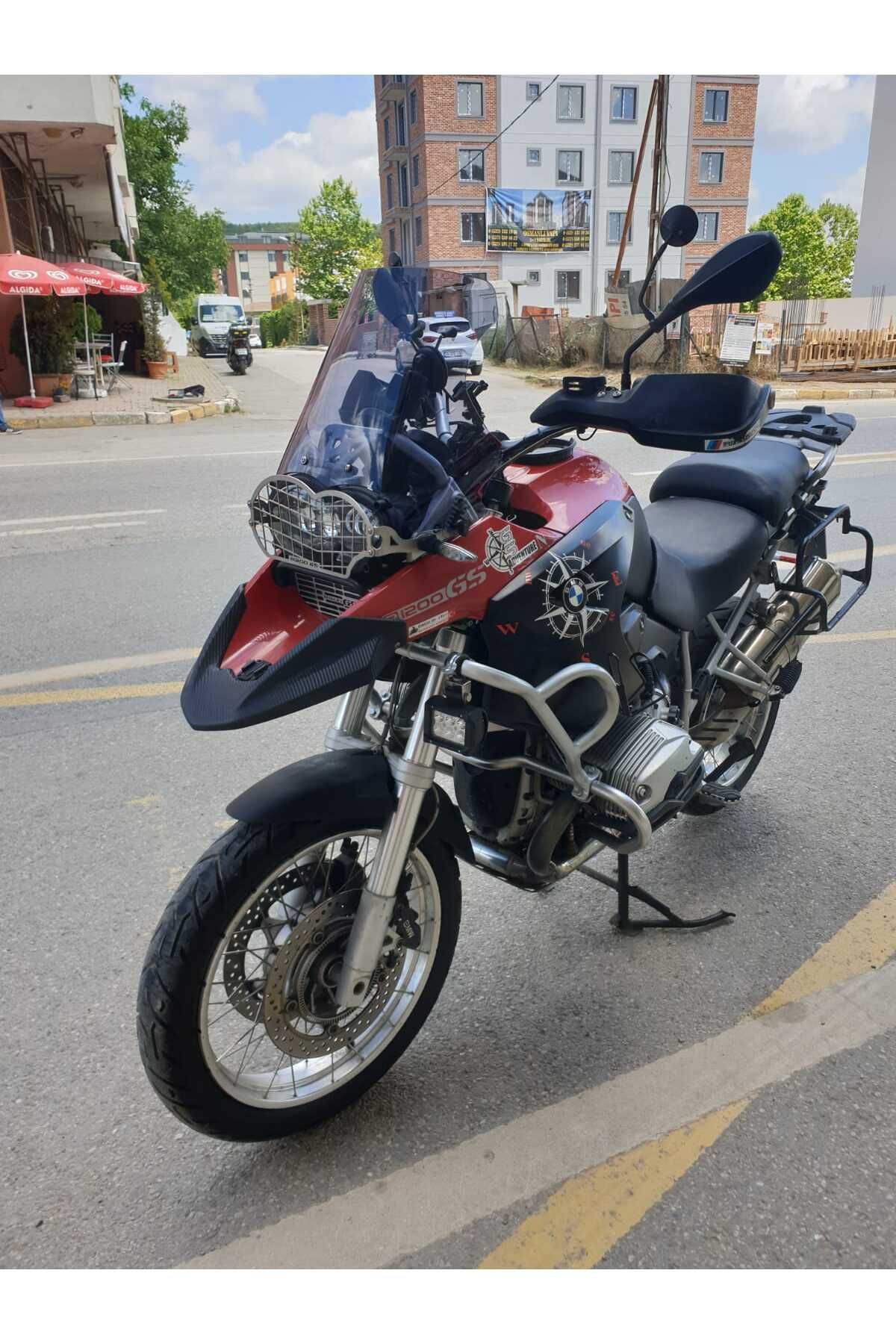 Bmw R 1200 GS Siperlik Ön Cam 2004-2012 Model 40cm Füme Renkli 4mm ORTA BOYLU CAM