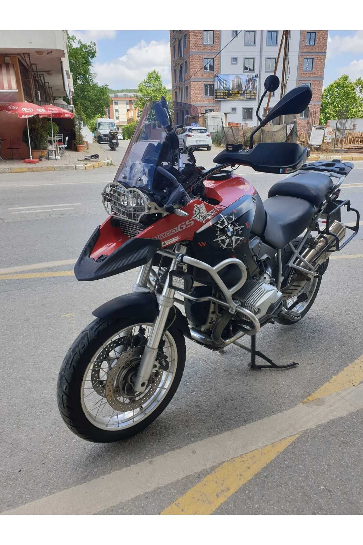 Bmw R 1200 GS Siperlik Ön Cam 2004-2012 Model 50cm Füme Renkli 4mm UZUN CAM