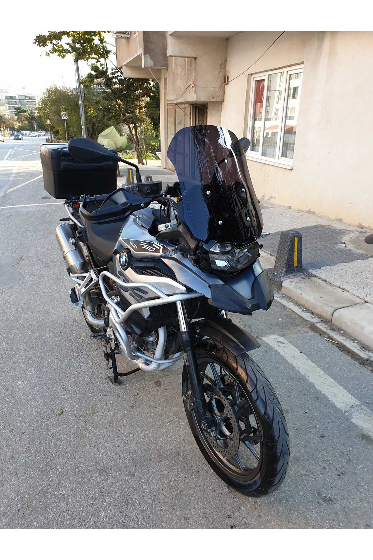 Bmw F750 850 Sport Siperlik Ön Cam 2018-2025 Model 44cm Şeffaf Renkli 4mm