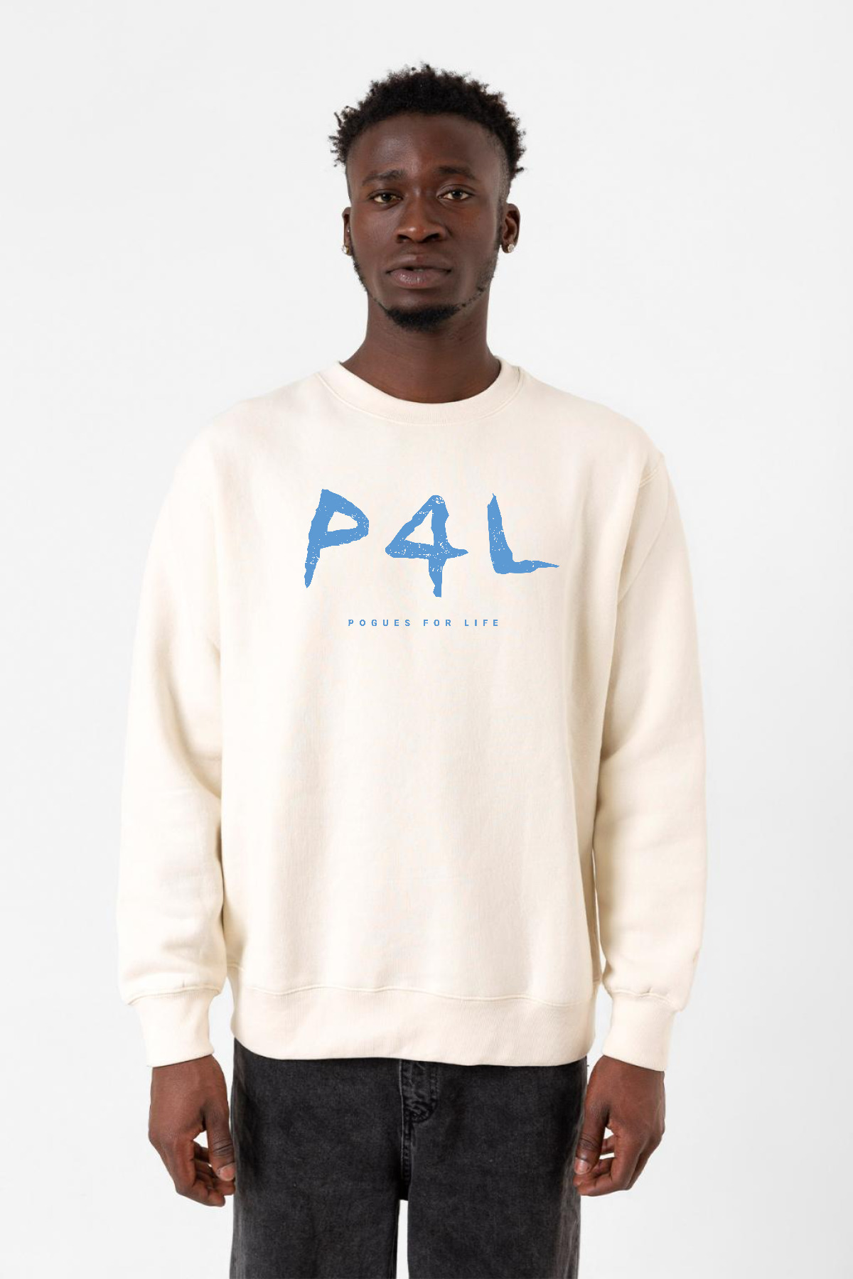 Tshirthane-Pánská mikina Outer Banks P4L Ecru 2Ip 1