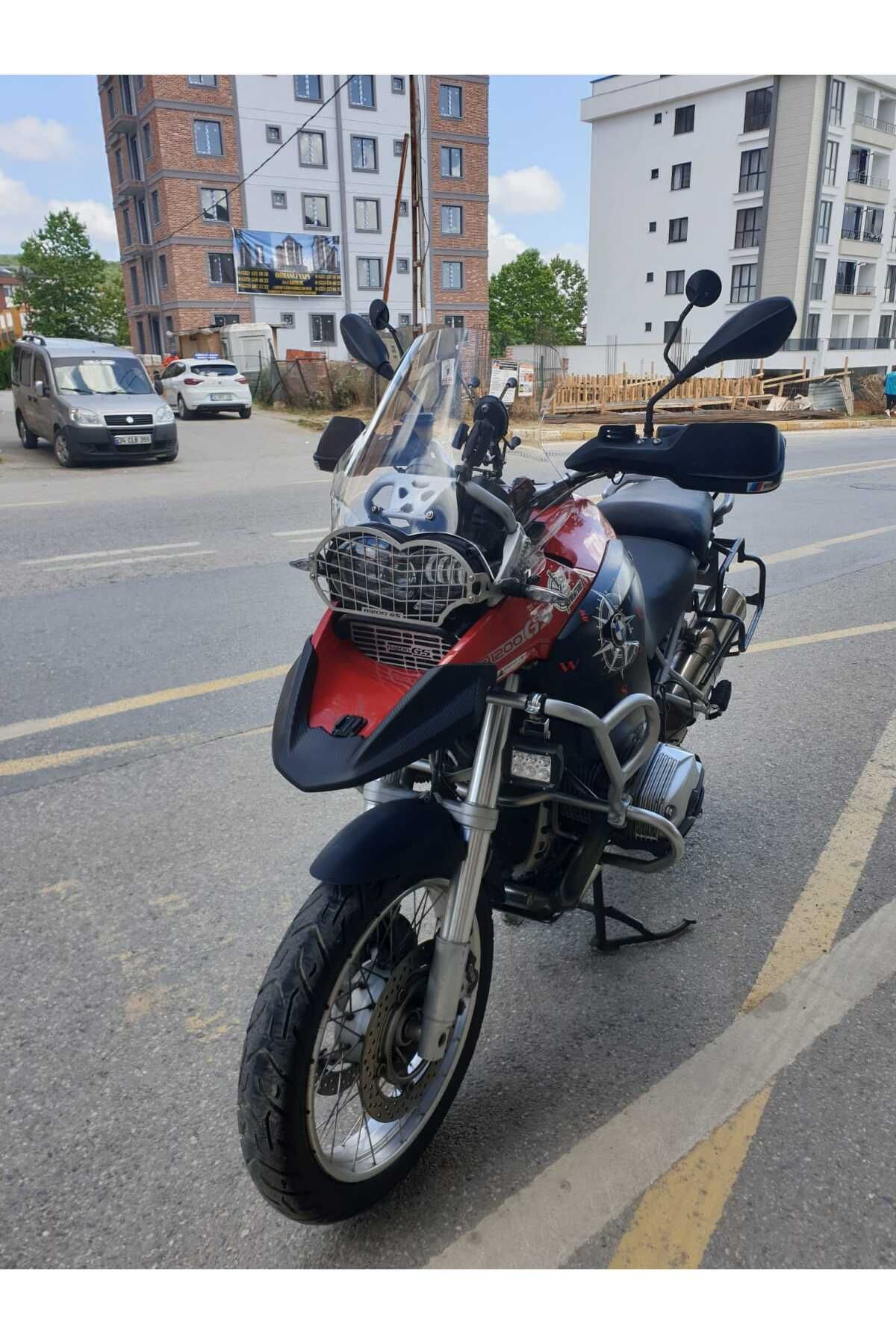 Bmw R 1200 GS Siperlik Ön Cam 2004-2012 Model 50cm Şeffaf Renkli 4mm UZUN CAM