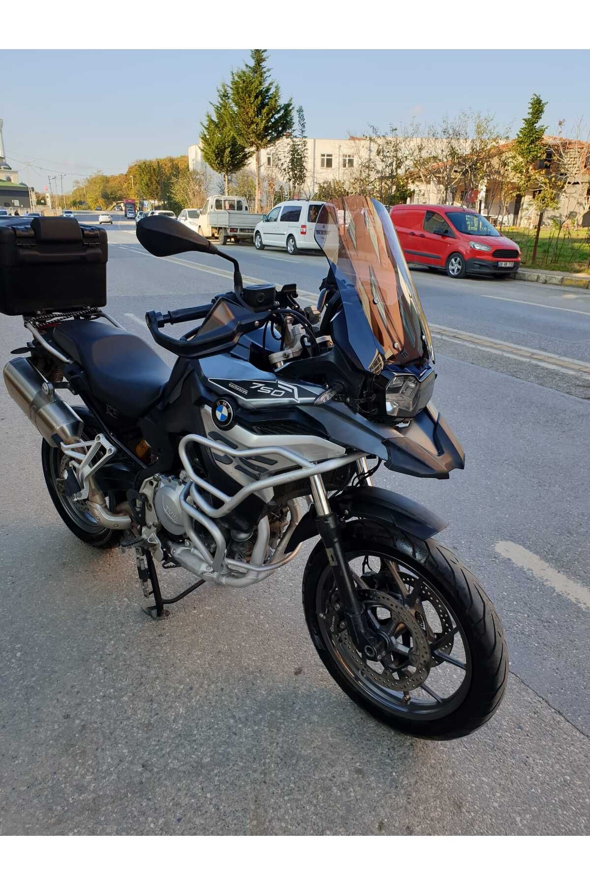 Bmw F750 850 Sport Siperlik Ön Cam 2018-2025 Model 44cm Füme Renkli 4mm