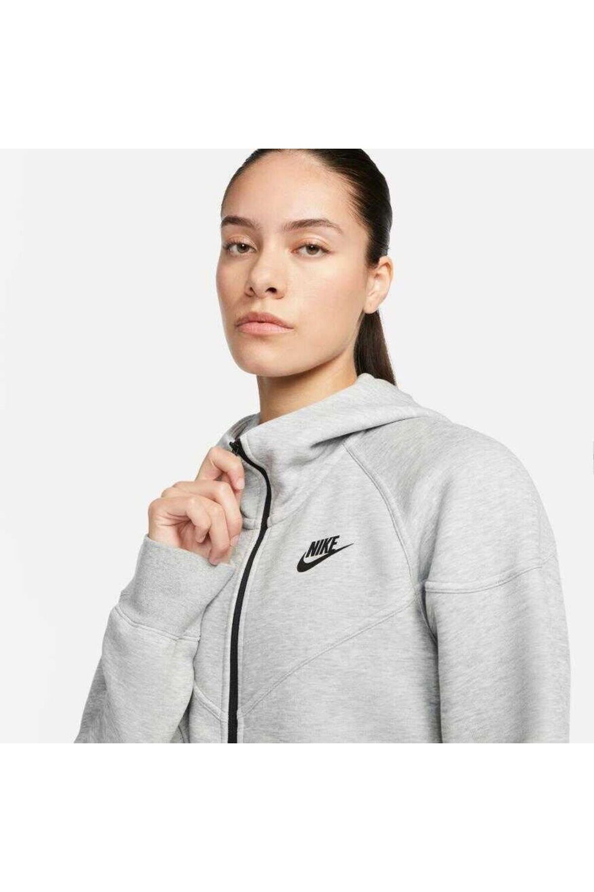 Nike-Tech Fleece Women's Hoodie Sweatshirt - Full-Zip Fb8338-063 2