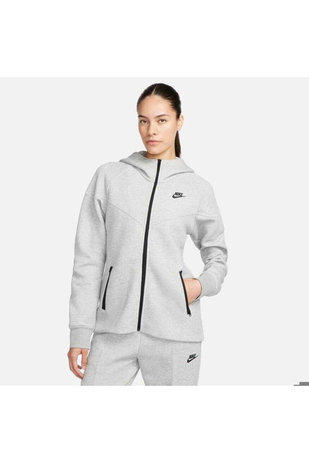 Nike-Tech Fleece Women's Hoodie Sweatshirt - Full-Zip Fb8338-063 1