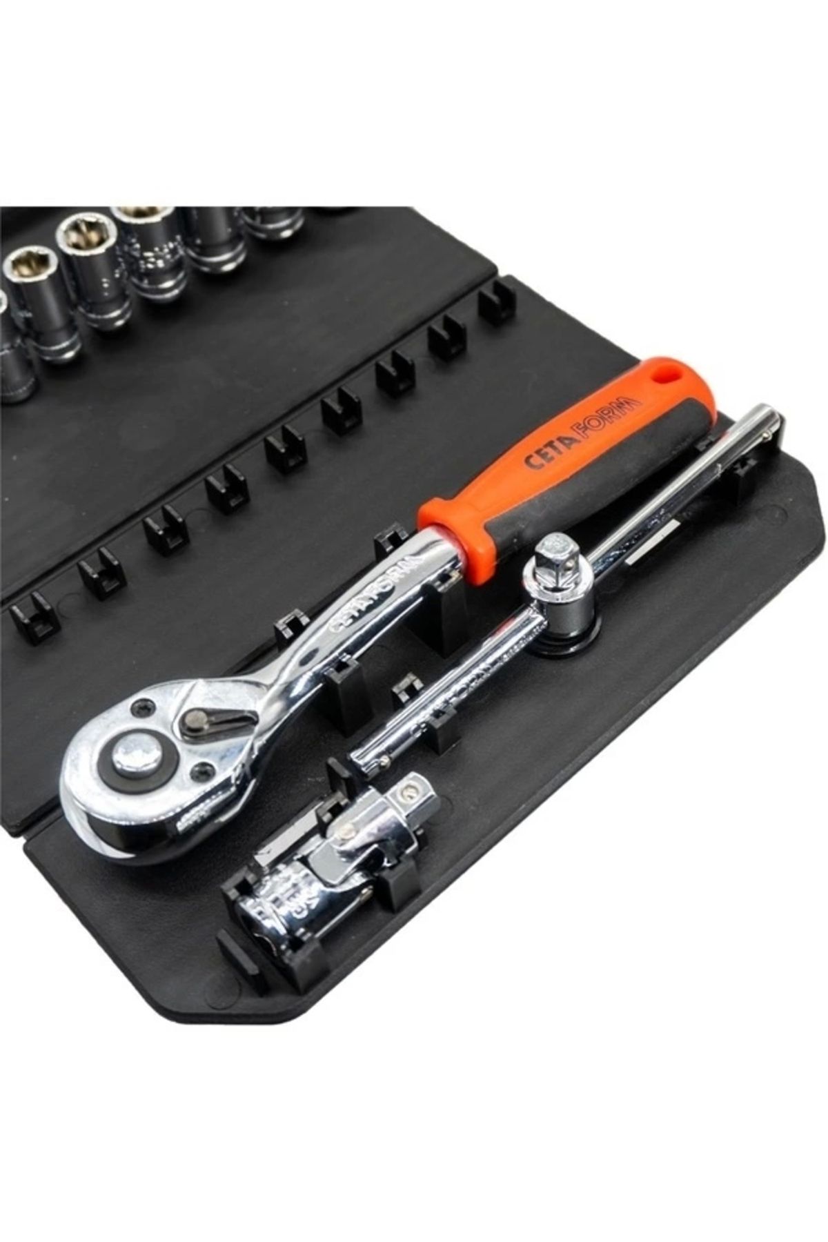 CETA FORM-C00-15rh4 1/4' 6 Corner Socket Set - 15 Pieces 6