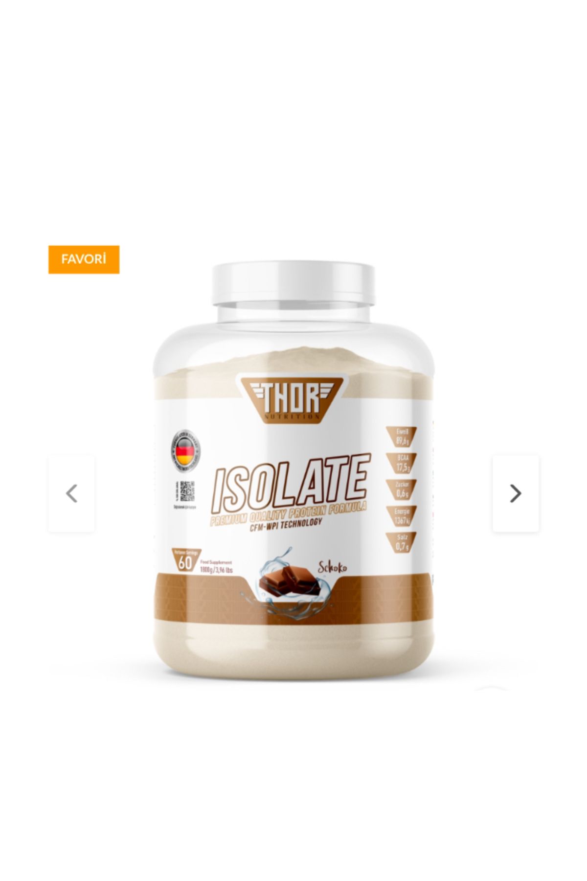 THOR Whey Isolate 1.8 kg