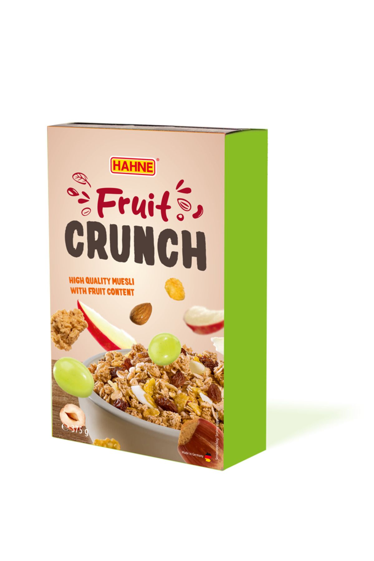 Hahne Fruit Crunch Muesli 375 Grams - HAHNE Meyveli Çıtır Müsli 375 Gram.