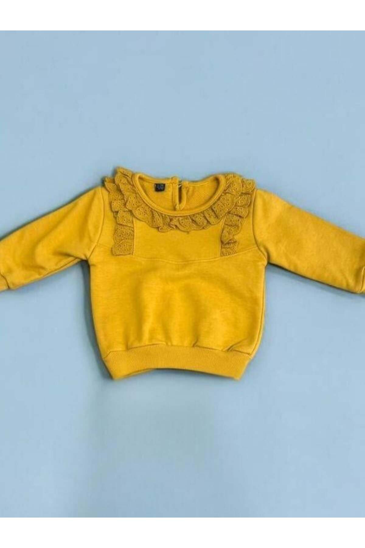 Zekids Kız  Bebek Çocuk Dantelli Eşofman Takım fotoğrafı 2 (önizleme)