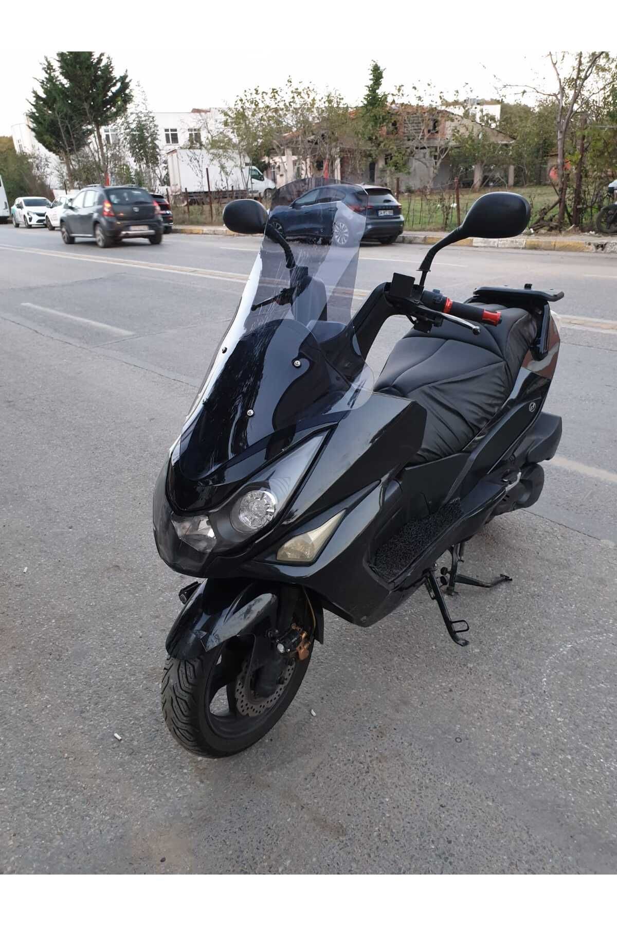 Daelim S3 Advance Siperlik Ön Cam 2010-2018 Model 77cm Füme Renkli 4mm