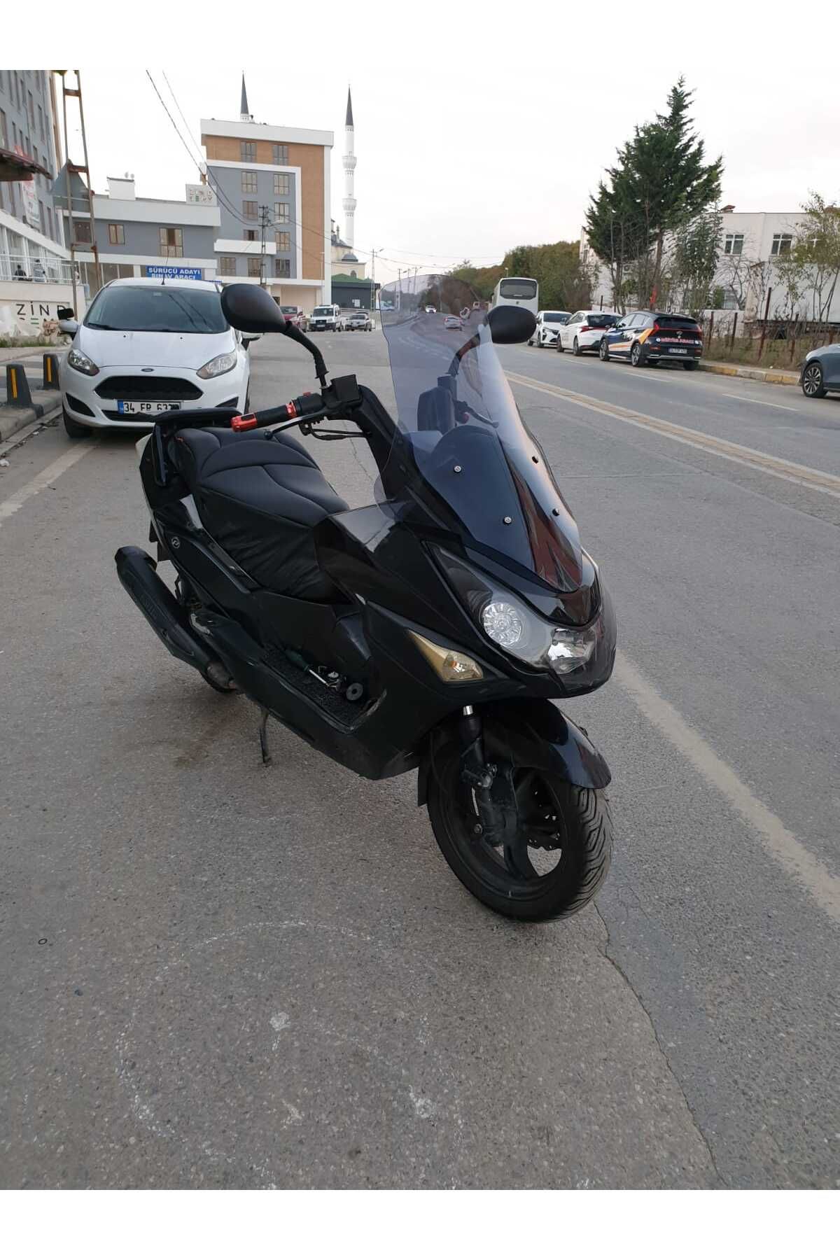 Daelim S3 Advance Siperlik Ön Cam 2010-2018 Model 77cm Füme Renkli 4mm
