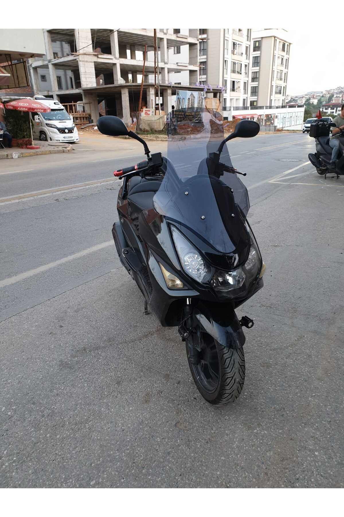 Daelim S3 Advance Siperlik Ön Cam 2010-2018 Model 77cm Füme Renkli 4mm