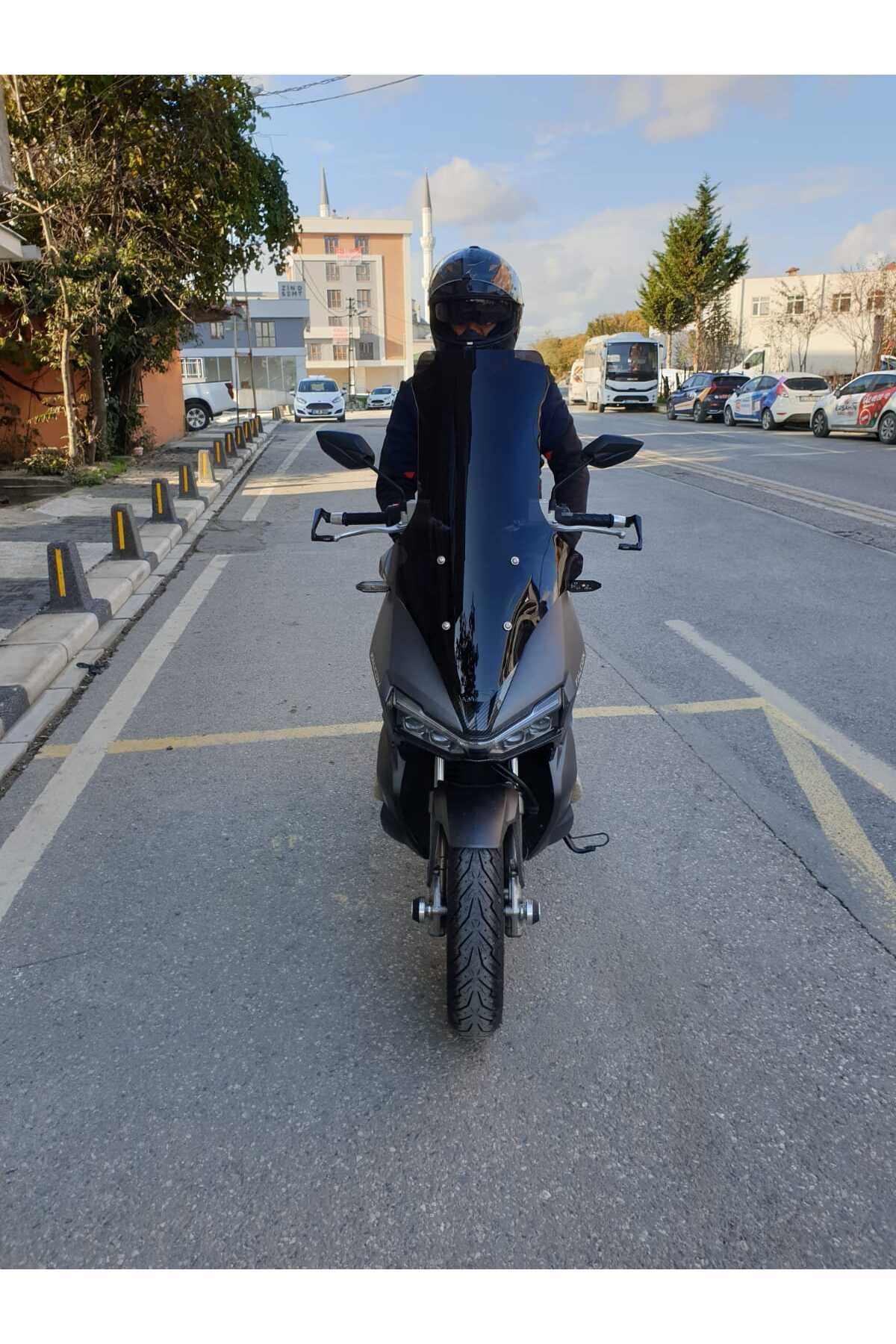 Falcon Trex 188 Siperlik Ön Cam 2022-2025 Model 78cm Siyah Renkli 4mm UZUN CAM