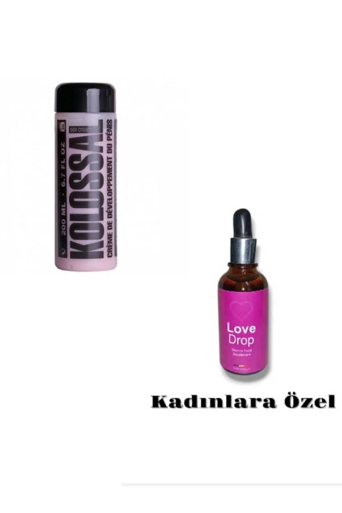 LOVE DROPS Erkeklere Özel Erksiyon Sağlayıcı Krem X Kadınlara Özel Aşk Arttırıcı Damla