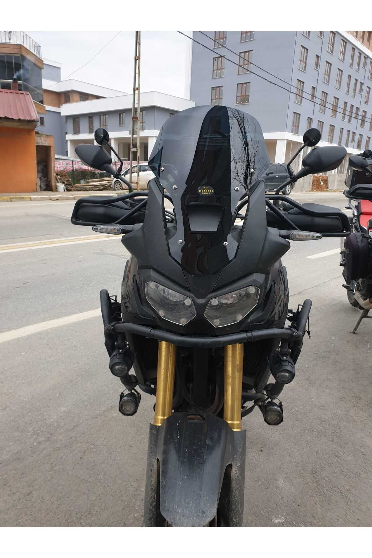 Honda Afrika Twin CRF 1000 Ön Cam 2016 2020 Model 45cm Siyah Renkli 4mm KISA CAM