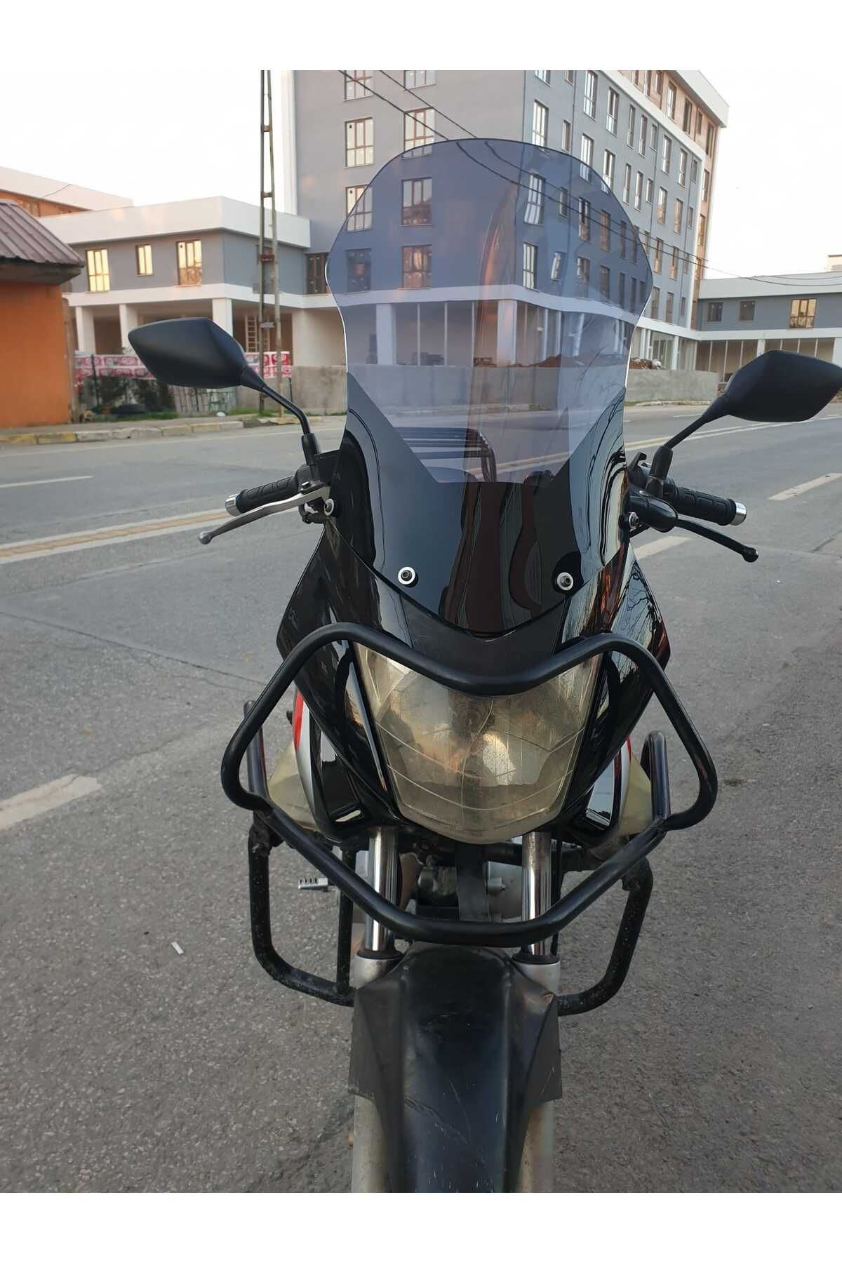 Honda CBF 150 Siperlik Ön Cam 2005 2017 Model 51cm Füme Renkli 4mm