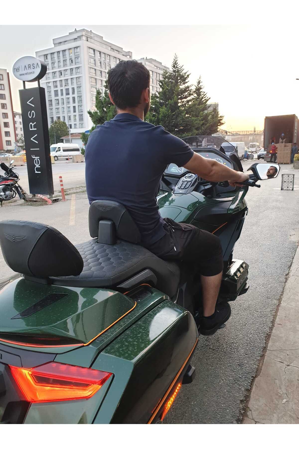 Honda Goldwing Bagger Siperlik Ön Cam 2018 2023 Model 65cm Füme Renkli 4mm UZUN BOYLU CAM