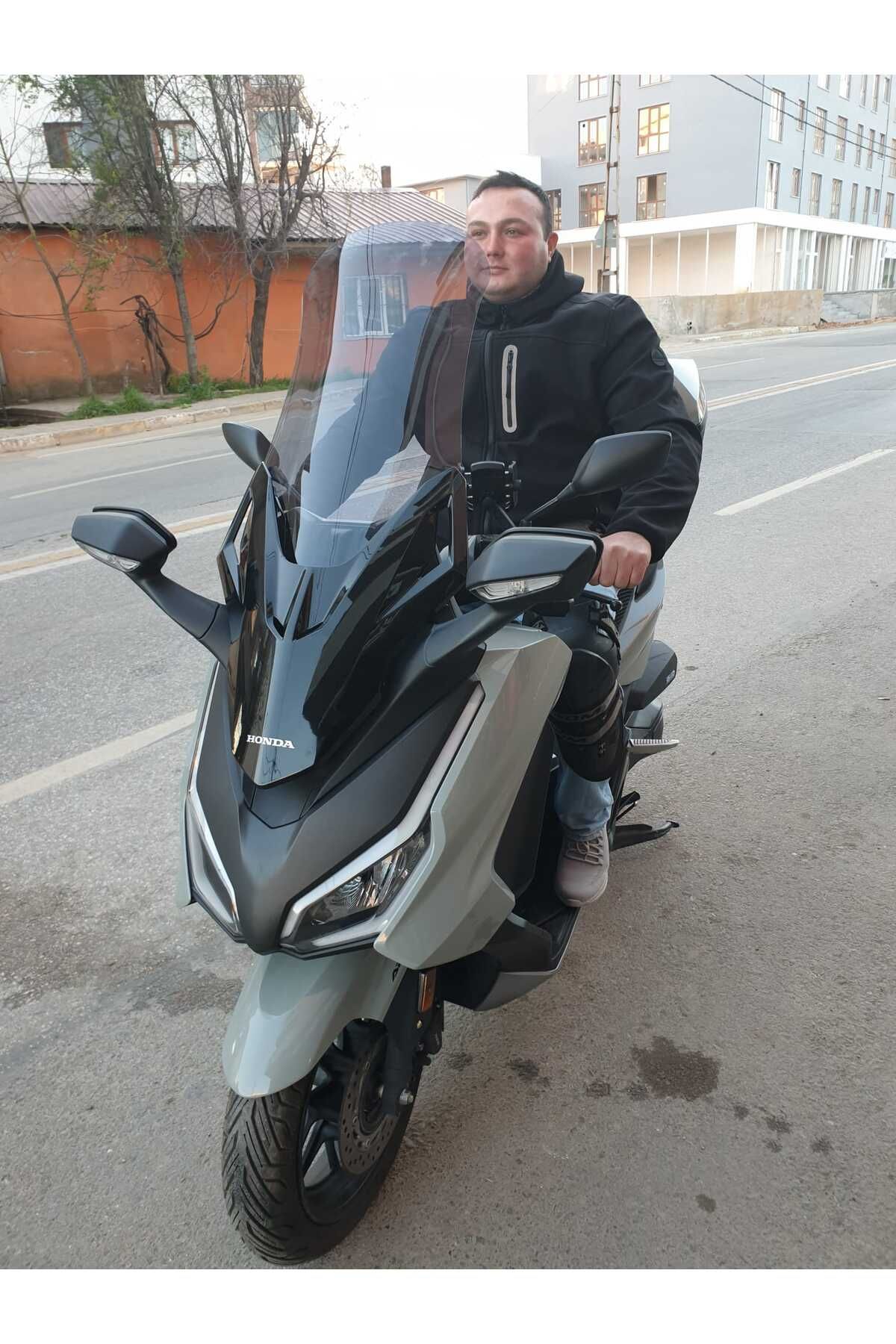 Honda Forza 250 Siperlik Ön Cam 2021-2025 Model 63cm Füme Renkli 4mm UZUN CAM