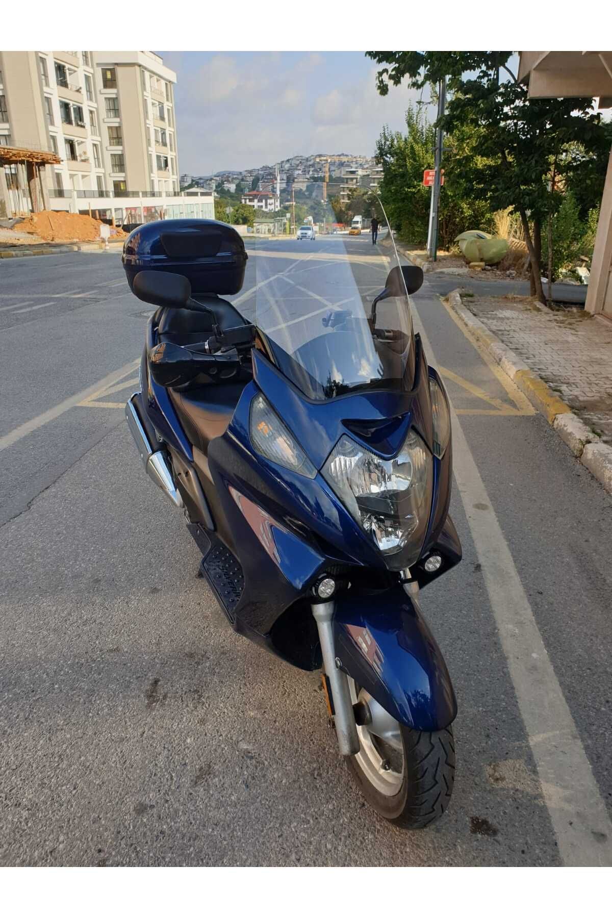 Honda Silverwing SWT 400 Siperlik Ön Cam 2006 2009 Model 52cm Şeffaf Renkli 4mm