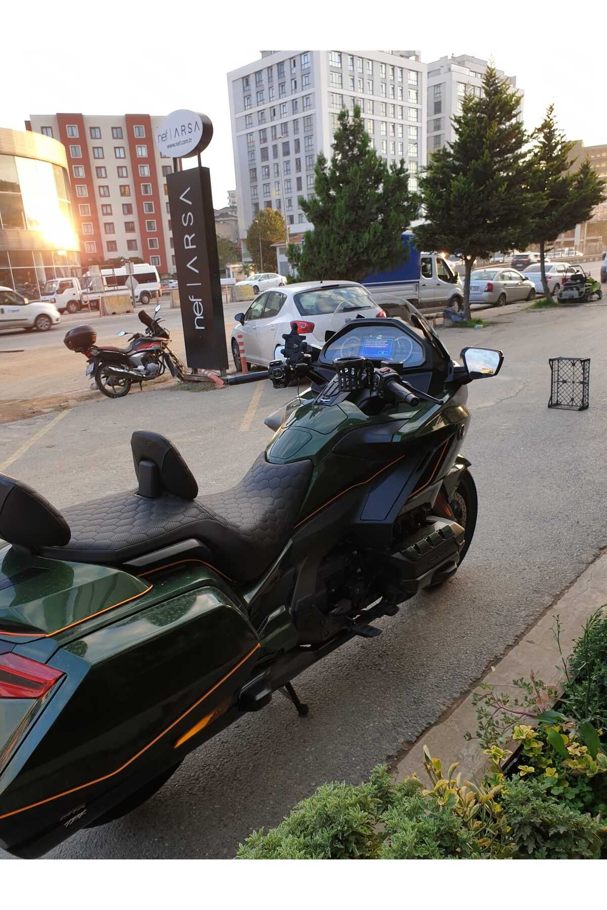 Honda Goldwing Bagger Siperlik Ön Cam 2018 2023 Model 65cm Şeffaf Renkli 4mm UZUN BOYLU CAM