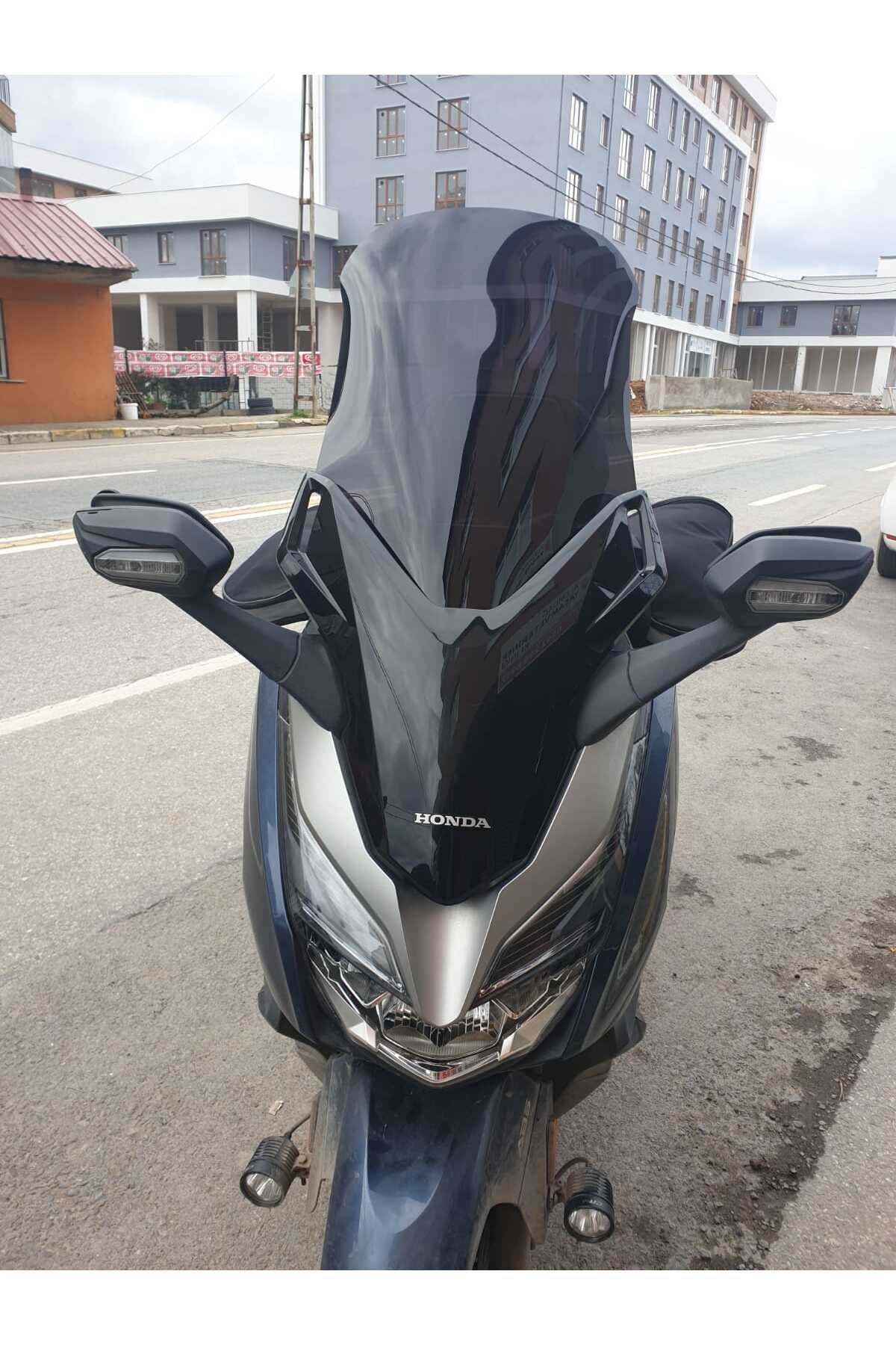 Honda Forza 250 Siperlik Ön Cam 2018 2020 Model 58cm Siyah Renkli 4mm