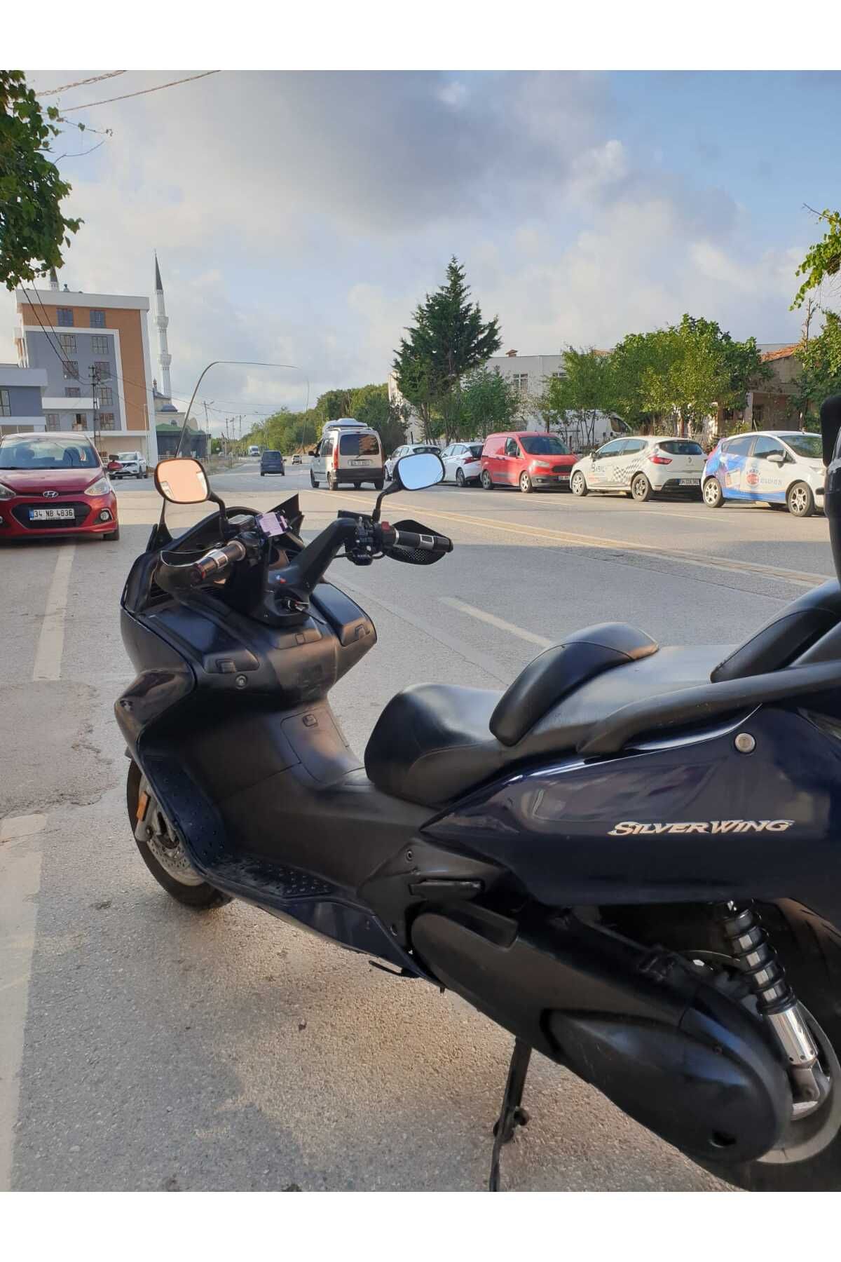 Honda Silverwing SWT 400 Siperlik Ön Cam 2006 2009 Model 52cm Şeffaf Renkli 4mm