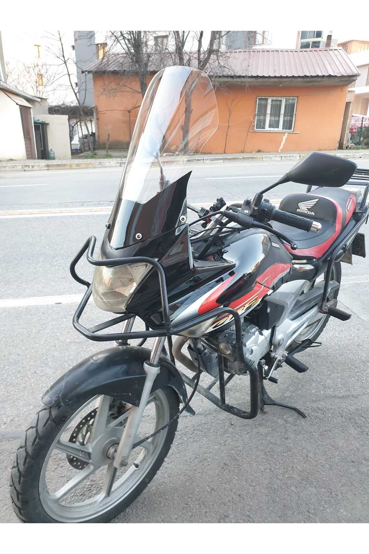 Honda CBF 150 Siperlik Ön Cam 2005 2017 Model 51cm Şeffaf Renkli 4mm