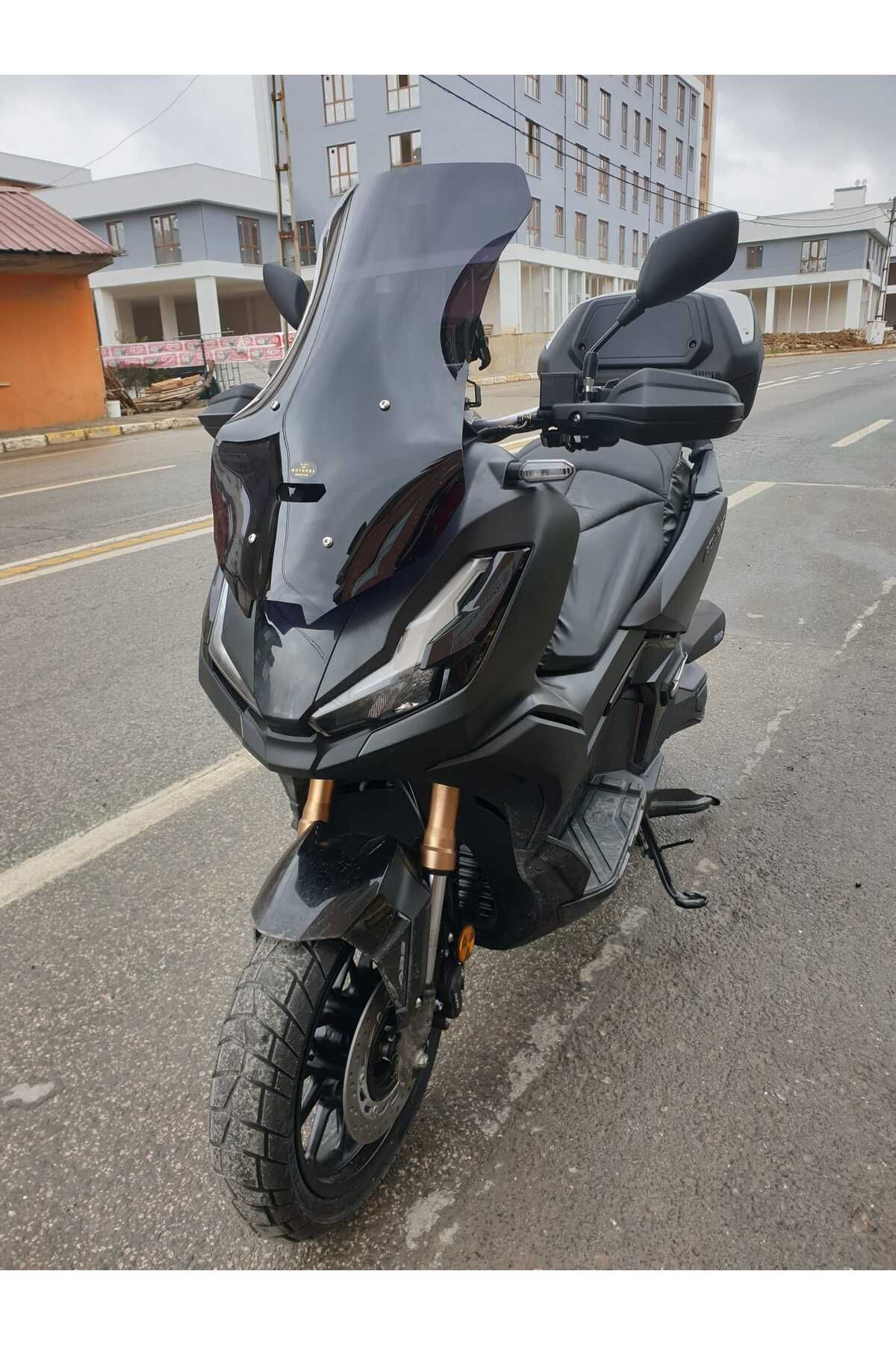 Honda Adv 350 Siperlik Ön Cam 2023-2025 Model 72cm Siyah Renkli 4mm UZUN CAM