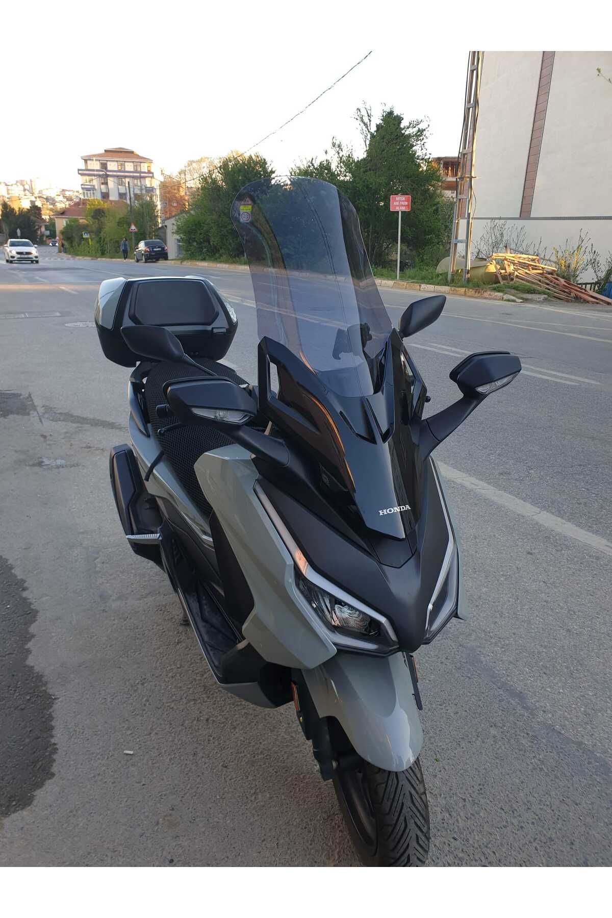 Honda Forza 250 Siperlik Ön Cam 2021-2025 Model 63cm Füme Renkli 4mm UZUN CAM