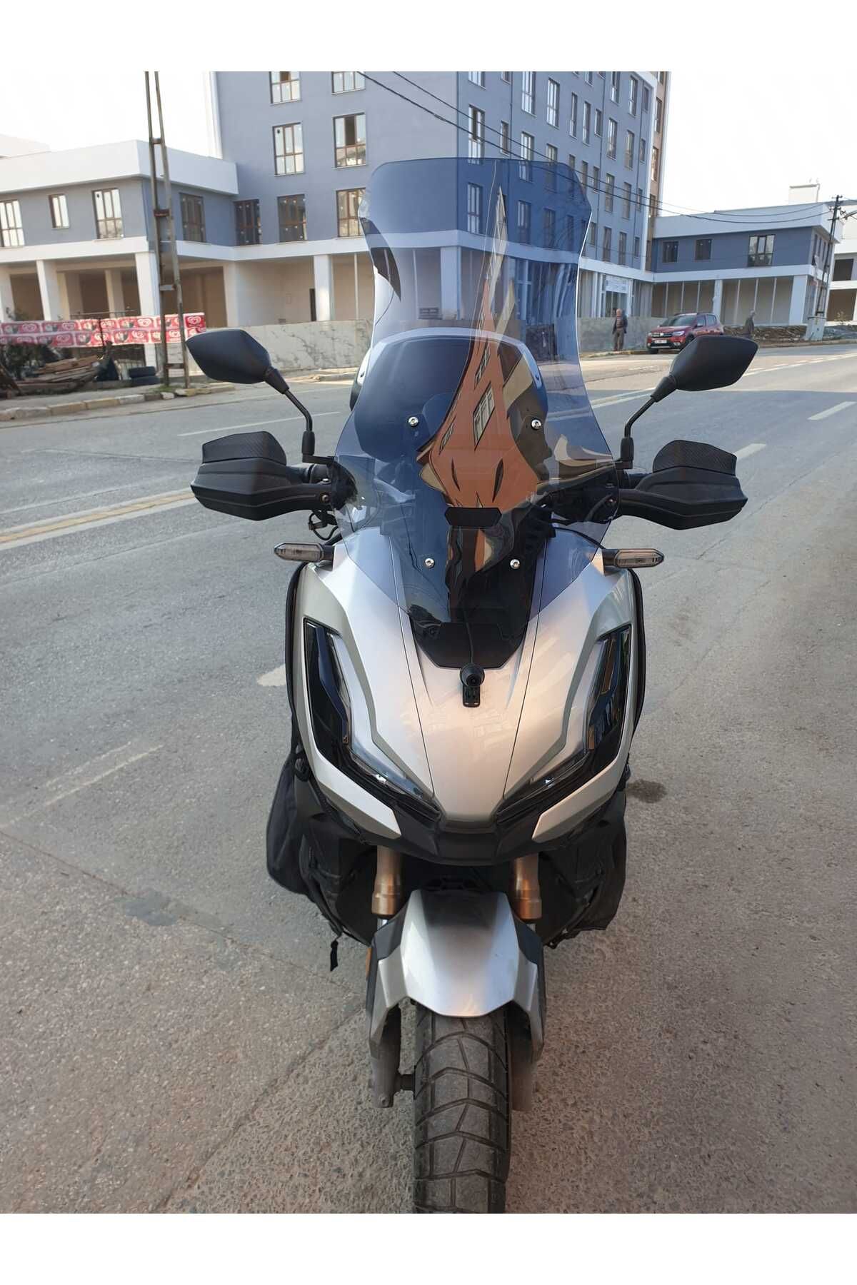 Honda Adv 350 Siperlik Ön Cam 2023-2025 Model 72cm Füme Renkli 4mm UZUN CAM