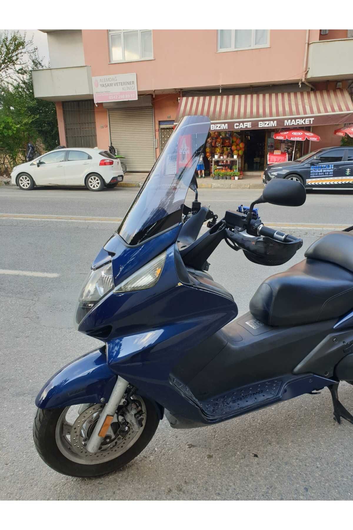 Honda Silverwing SWT 400 Siperlik Ön Cam 2006 2009 Model 52cm Füme Renkli 4mm