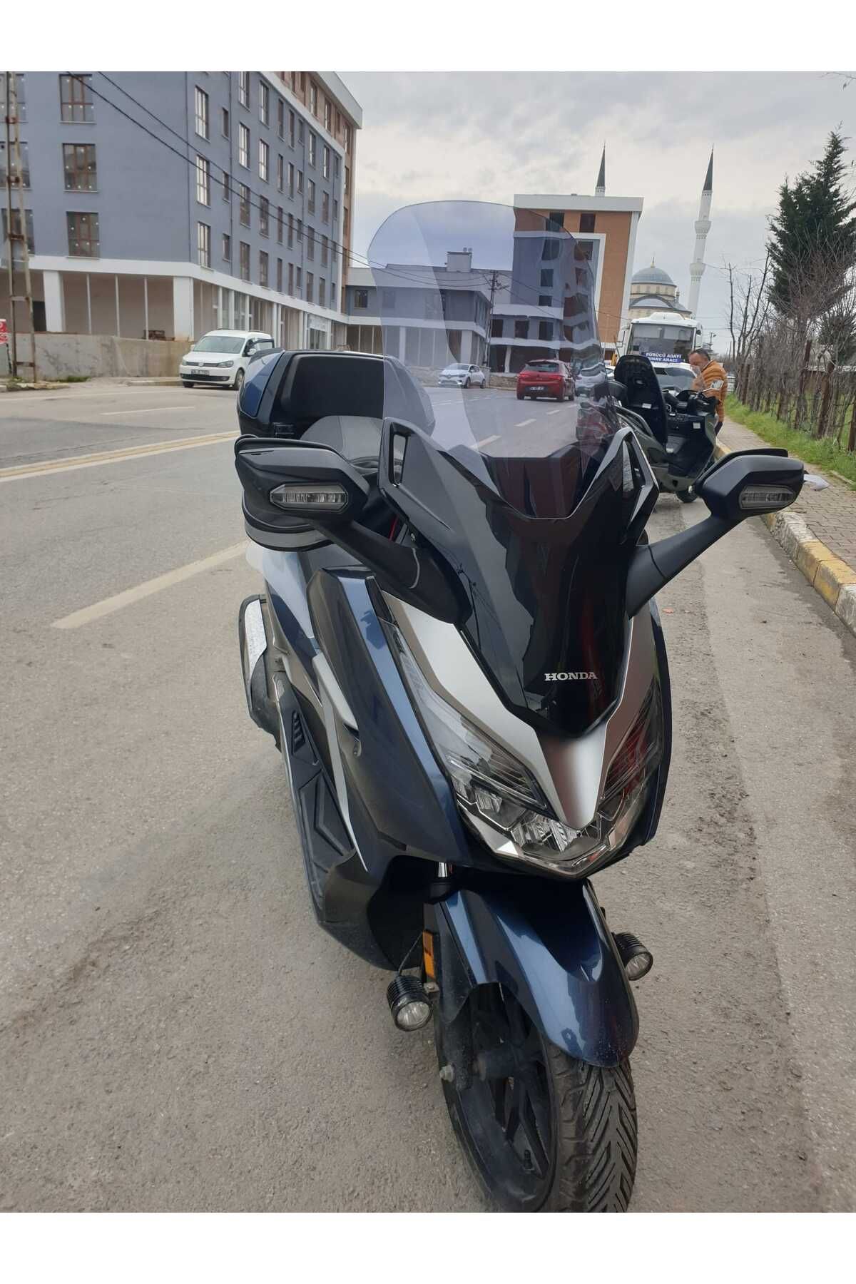 Honda Forza 250 Siperlik Ön Cam 2018 2020 Model 58cm Füme Renkli 4mm
