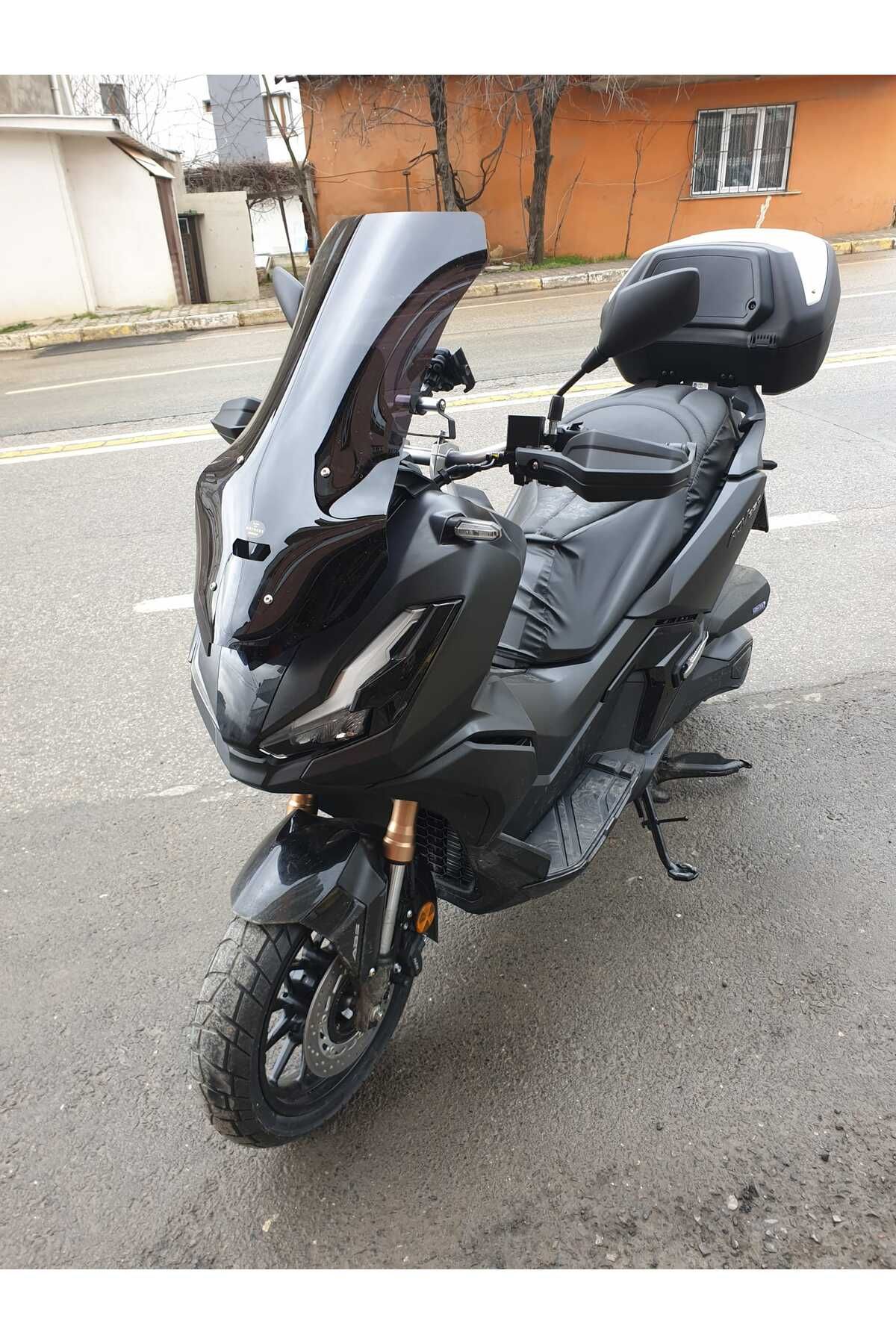 Honda Adv 350 Siperlik Ön Cam 2023-2025 Model 72cm Siyah Renkli 4mm UZUN CAM