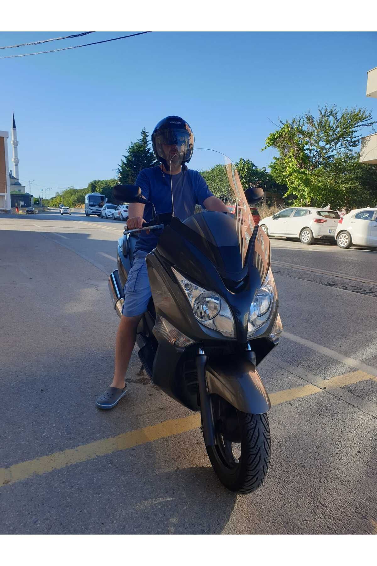 Honda Silverwing SWT 600 Siperlik Ön Cam 2008 2013 Model 70cm Şeffaf Renkli 4mm