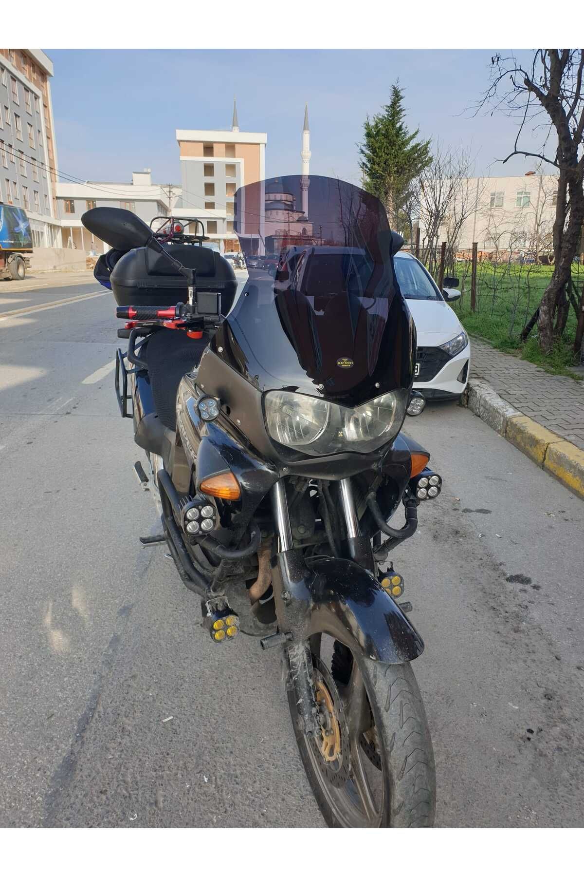 Honda Varadero Mk.1 Siperlik Ön Cam 1999 2003 Model 54cm Füme Renkli 4mm