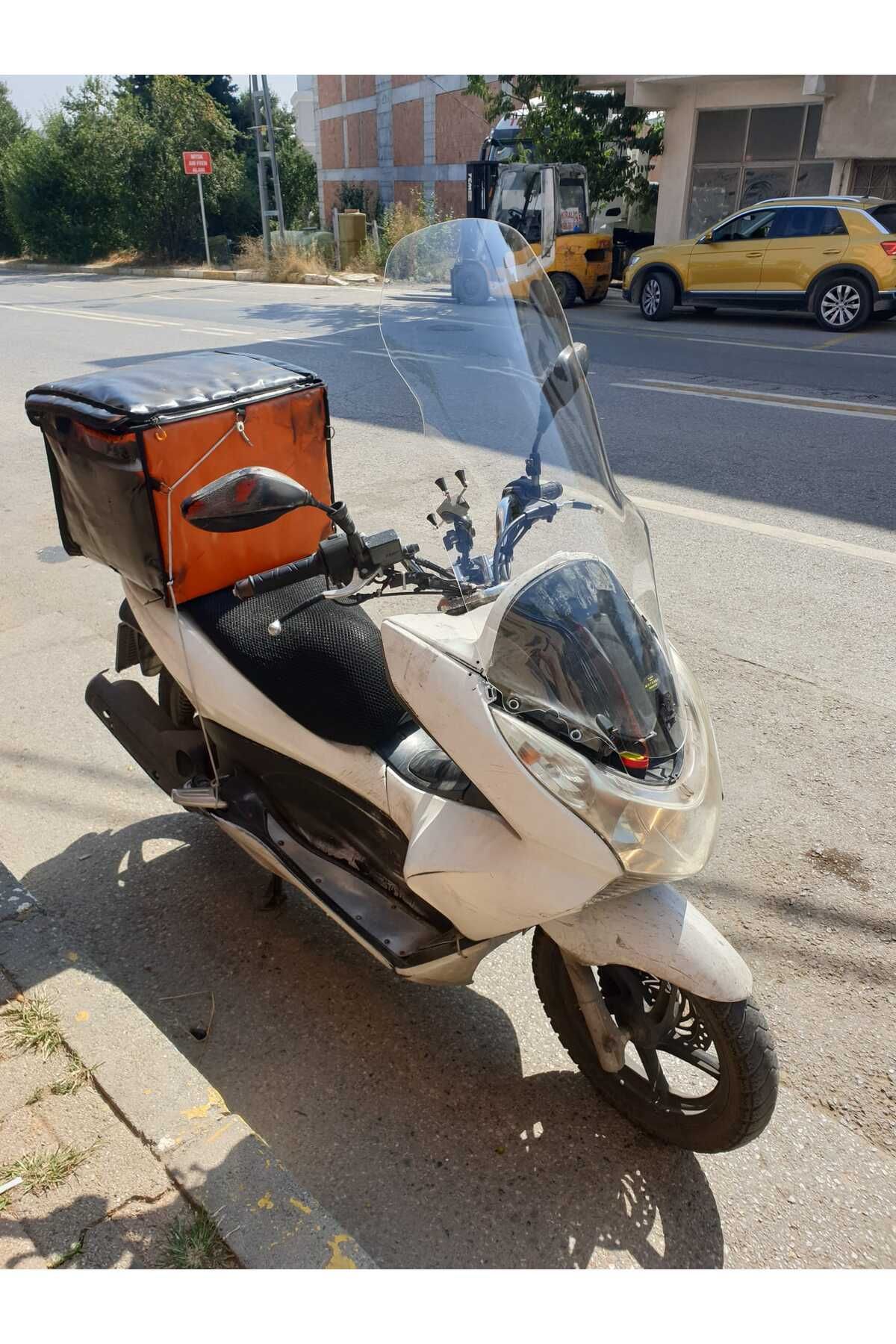 Honda Pcx Siperlik Ön Cam 2011 2013 Model 83cm Şeffaf Renkli 4mm UZUN CAM