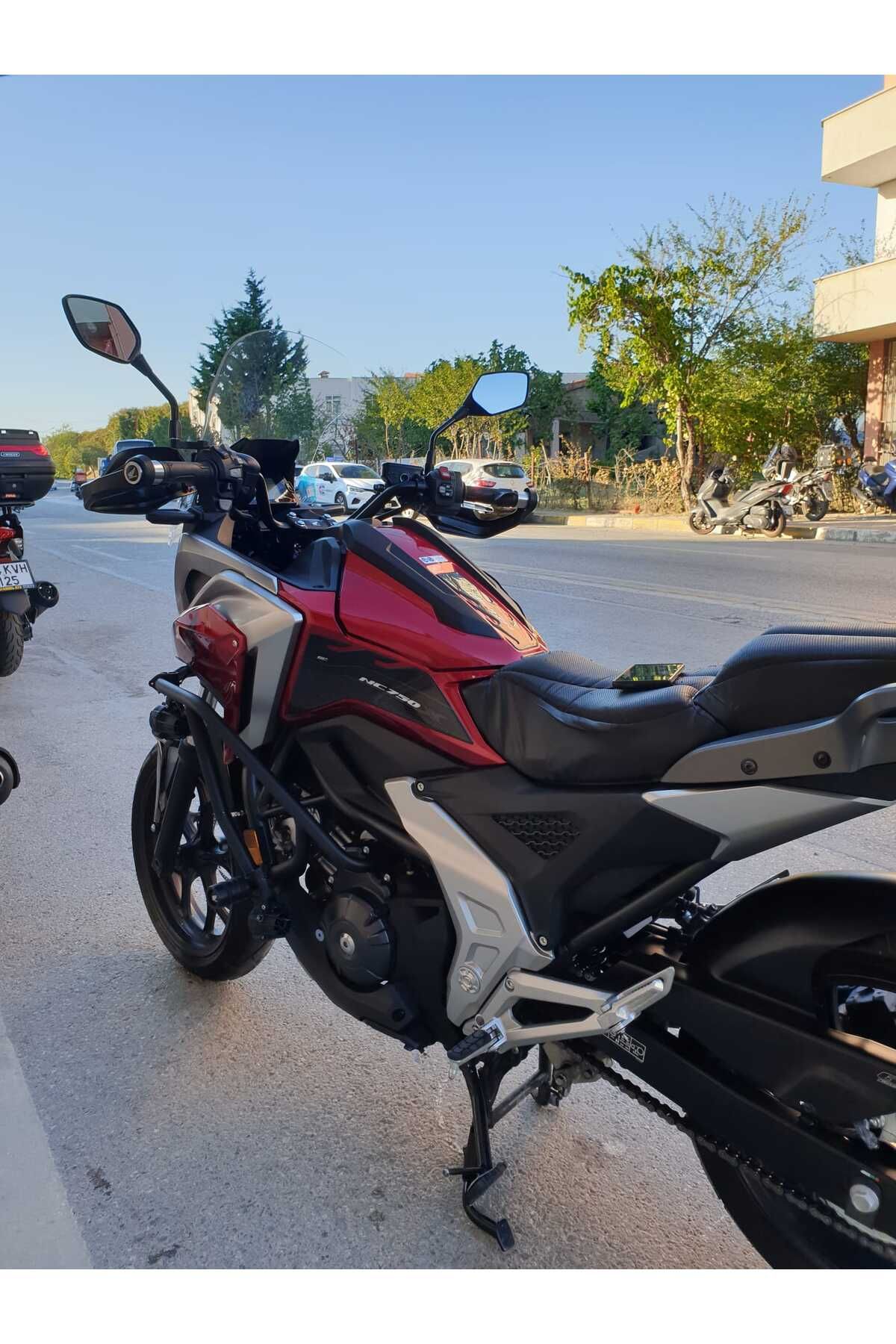 Honda NC 700 750 X Siperlik Ön Cam 2021-2025 Model 50cm Şeffaf Renkli 4mm ORTA BOYLU CAM