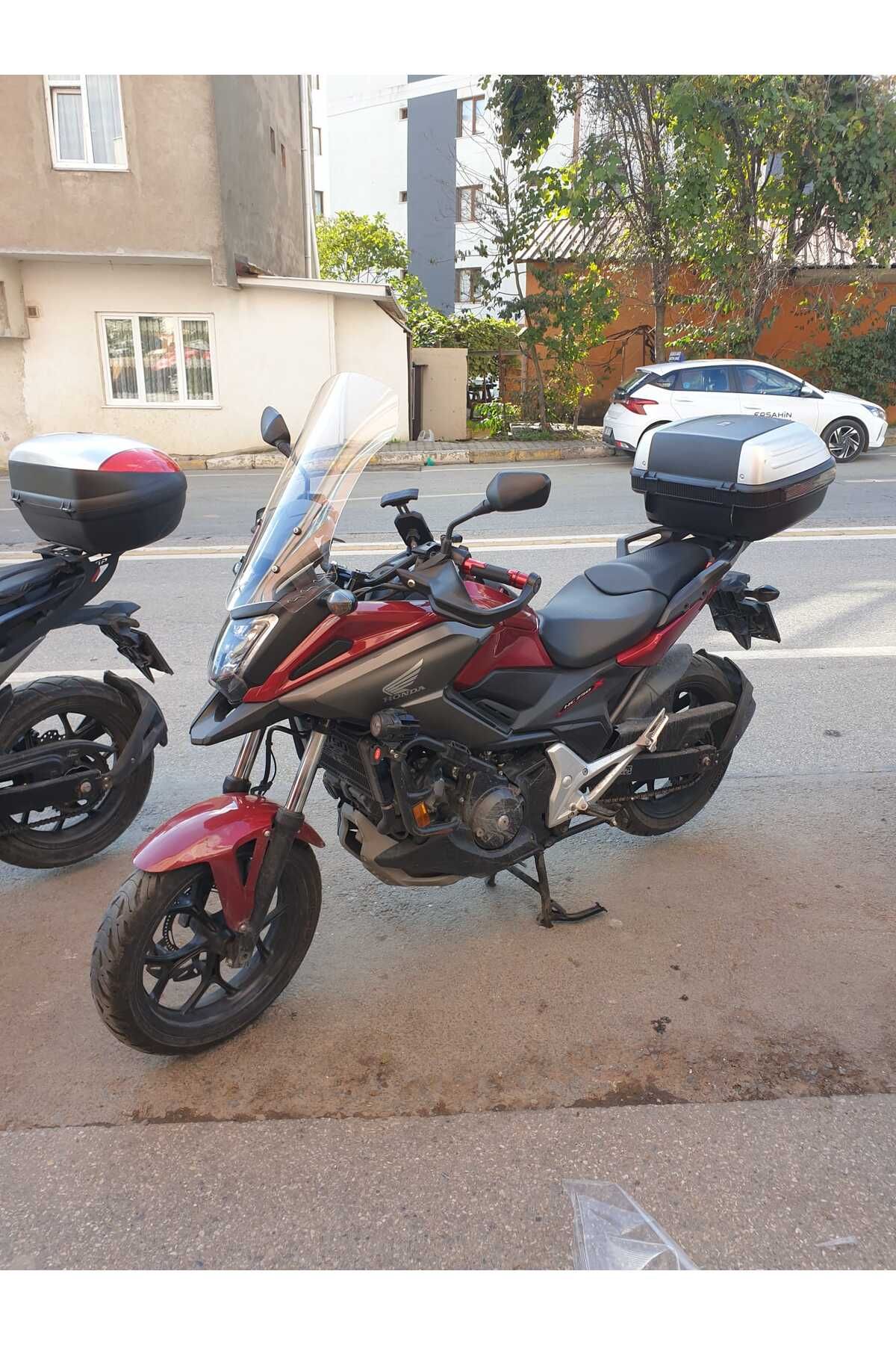 Honda NC 700 750 X Siperlik Ön Cam 2016 2020 Model 50cm Şeffaf Renkli 4mm ORTA BOYLU CAM