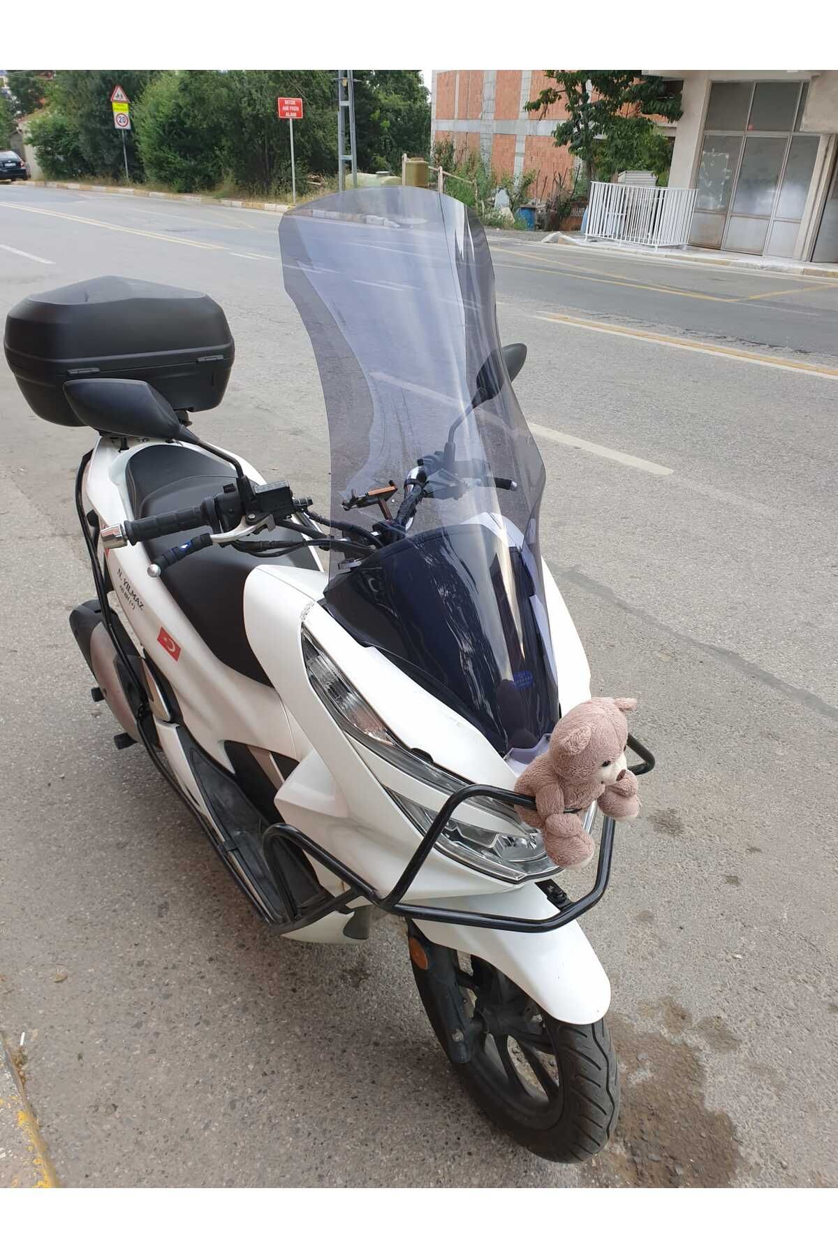 Honda Pcx Siperlik Ön Cam 2018 2020 Model 83cm Füme Renkli UZUN CAM