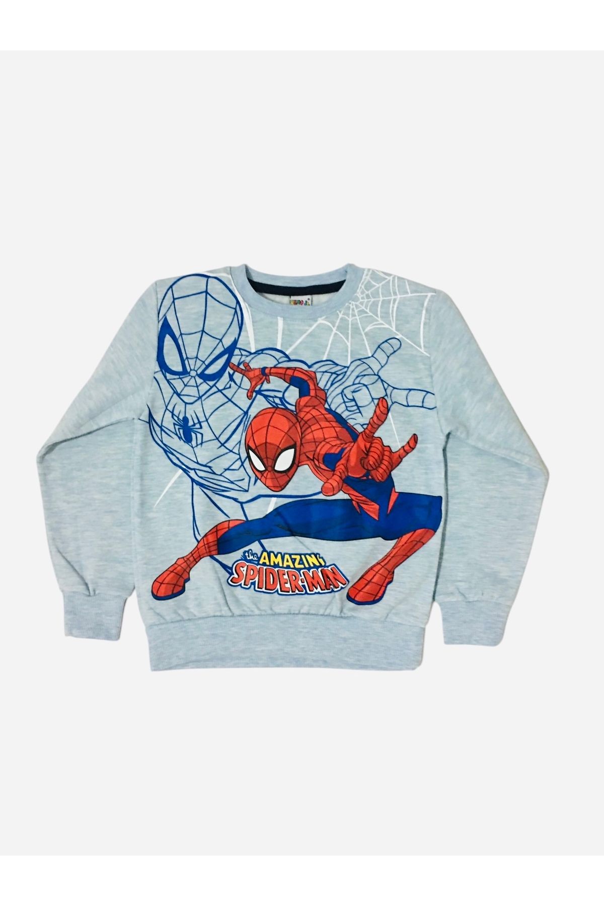 Arya Nisa Kids-Set de trening pentru băiat, din bumbac, cu model Spiderman, albastru-roșu 2