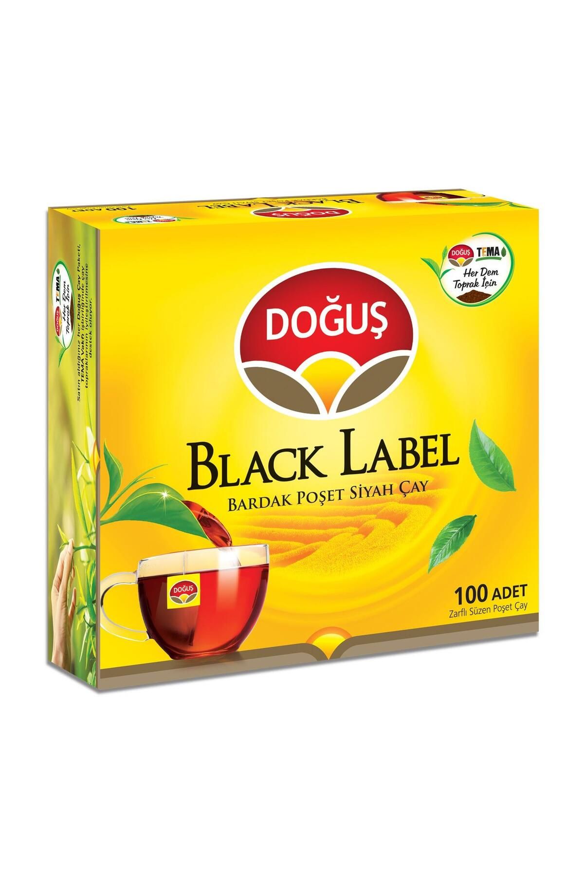 Doğuş Doğuş Black Label Bardak Poşet Çay 100 Adet